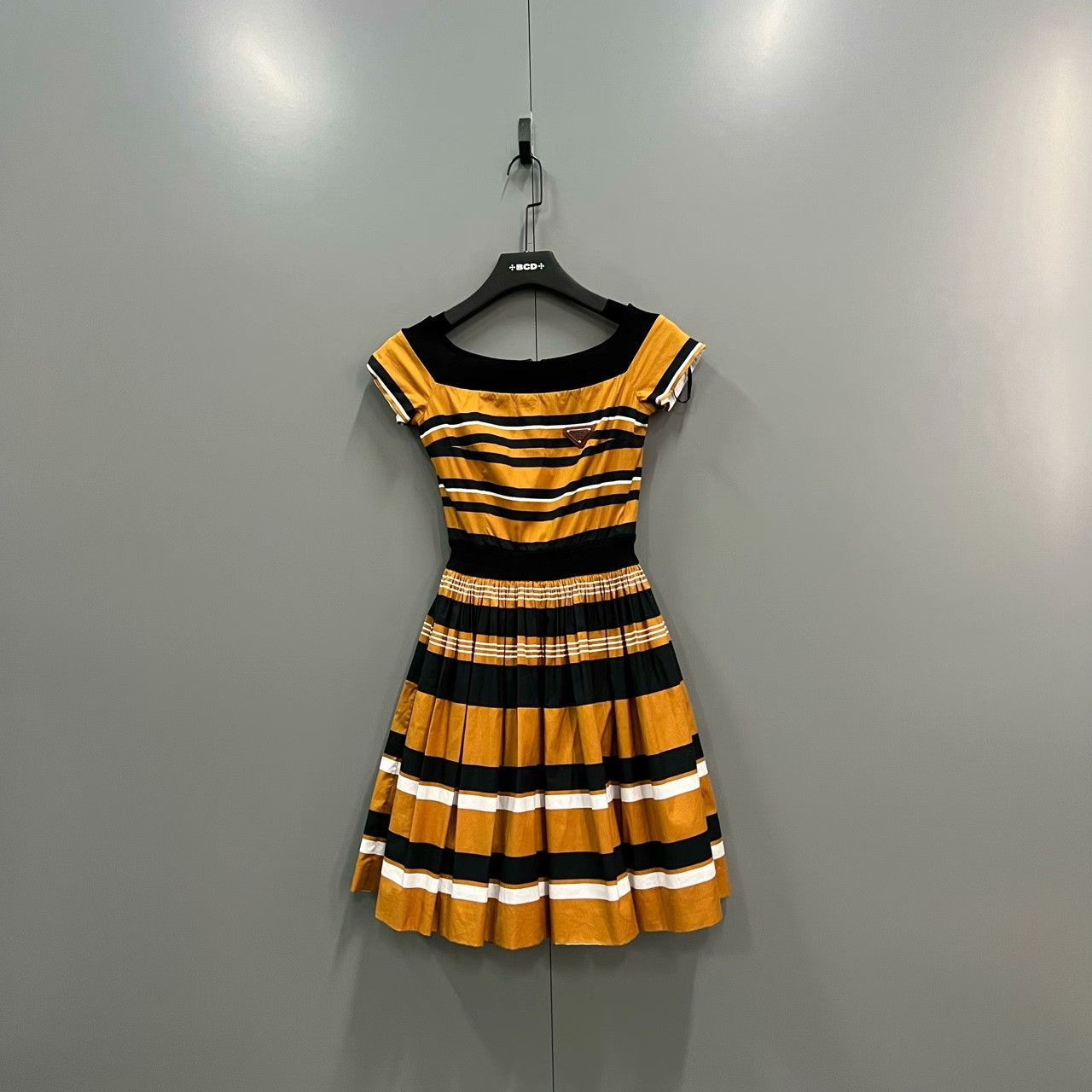 Prada Prada Color-Block Striped Dress Size S / US 4 / IT 40 - 1 Thumbnail