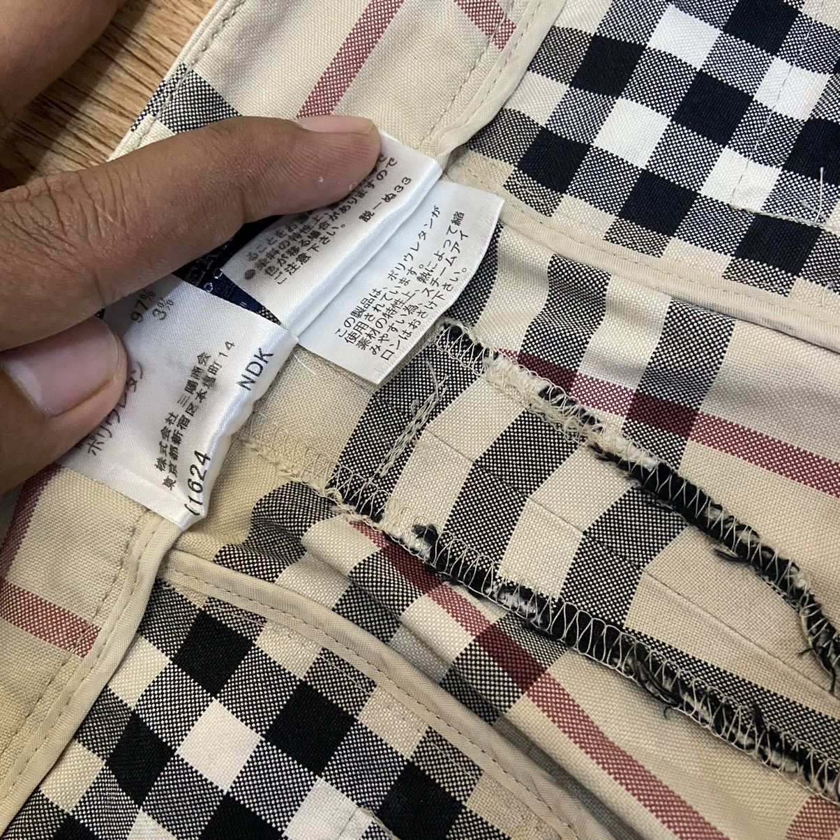 Burberry Burberry Nova Check Long Pants Size 27" / US 4 / IT 40 - 6 Thumbnail