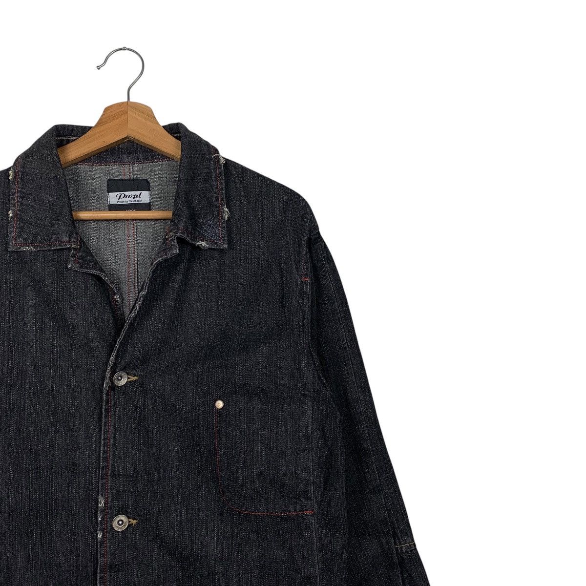 Japanese Brand Japanese Brand Power To The People Denim Jacket Size US L / EU 52-54 / 3 - 5 Thumbnail