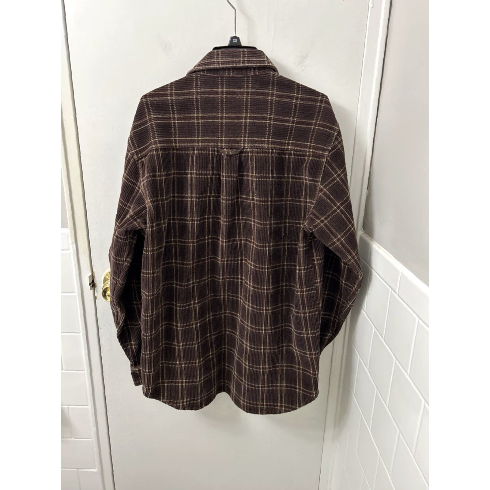 Disney VINTAGE Walt Disney World Corduroy Shirt Mens S Brown Tigger Plaid Button Down Size US S / EU 44-46 / 1 - 7 Thumbnail