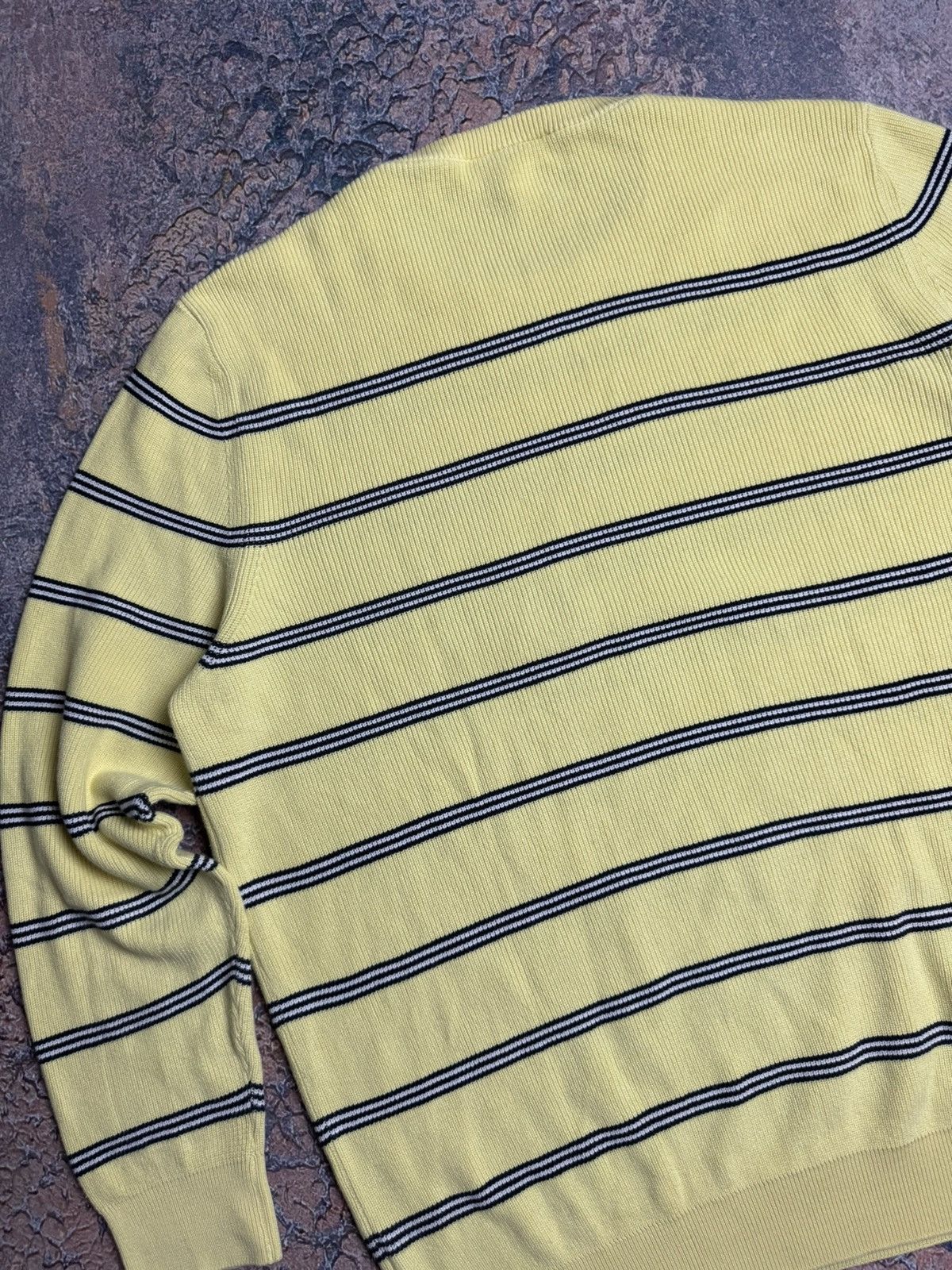 Lacoste Vintage Lacoste Sweater Knit Formal Jumper Yellow Size US XL / EU 56 / 4 - 10 Thumbnail
