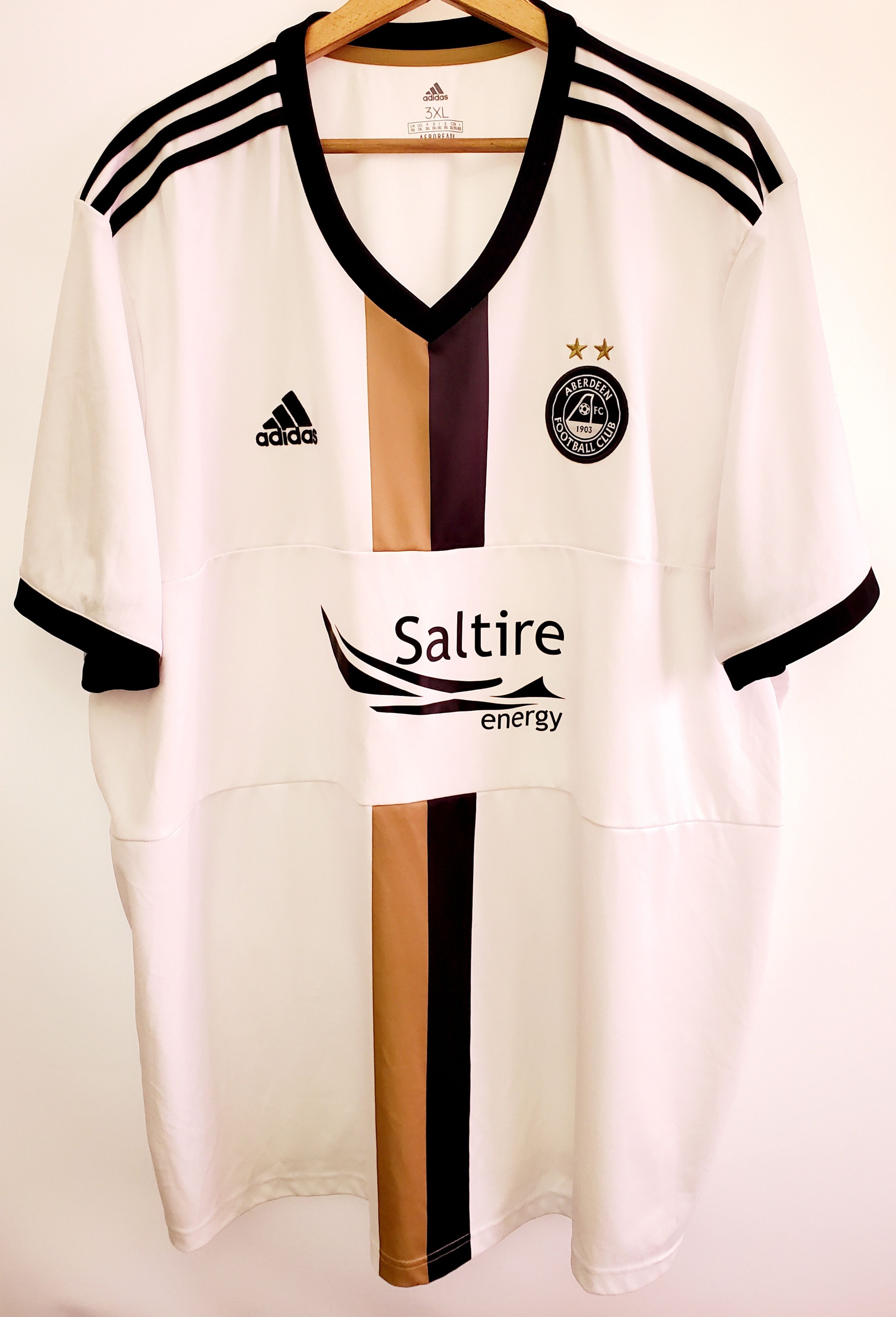 Adidas ABERDEEN 2020-2021 AWAY SHIRT SOCCER JERSEY size XXXl Size US XXL / EU 58 / 5 - 1 Thumbnail