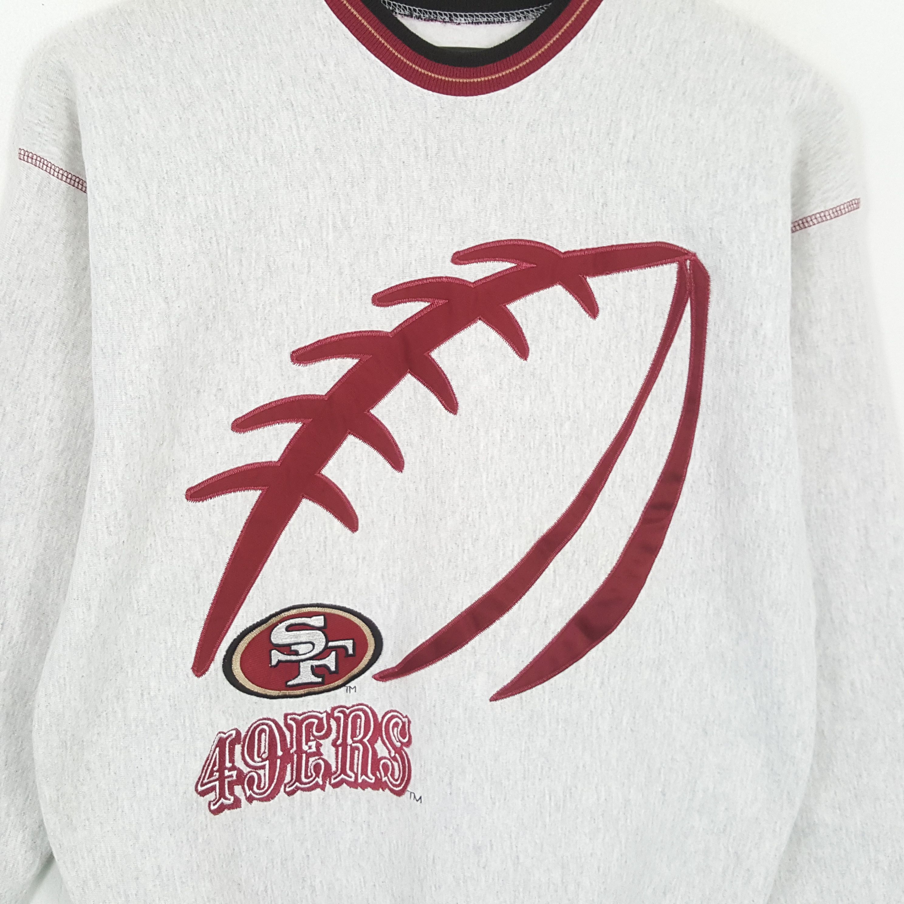 NFL × Vintage SAN FRANCISCO 49ERS American Football Team Sweatshirt Size US M / EU 48-50 / 2 - 2 Thumbnail
