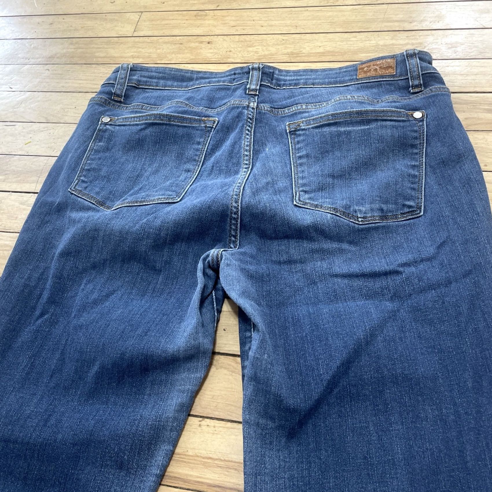 Denime Judy Blue Los Angeles Jeans Women 15 32 Straight Mid Stretch Lightweight Denim Jeans Size 36" / US 14 / IT 50 - 4 Thumbnail