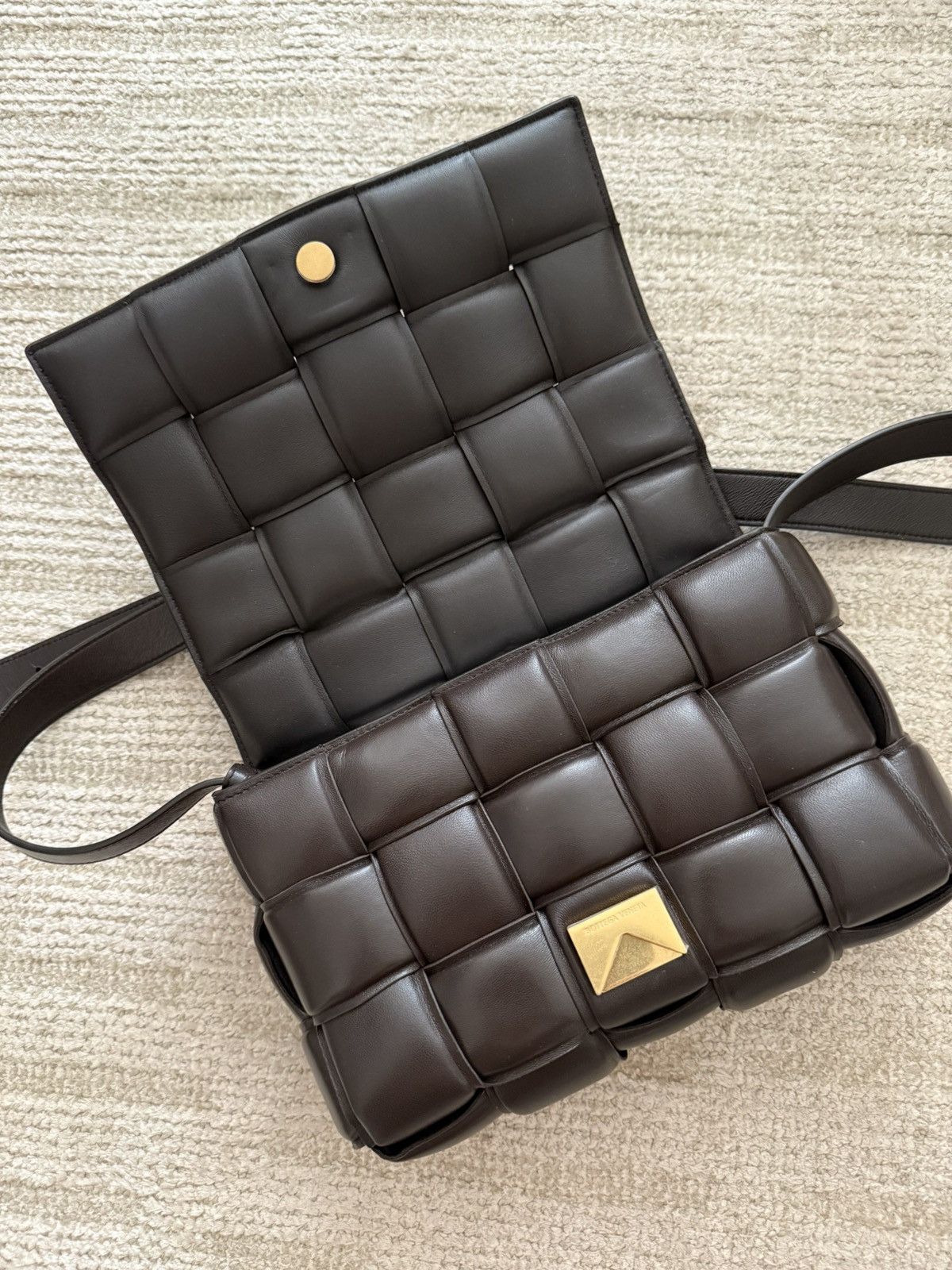 Bottega Veneta Padded Cassette - Fondant brown Size ONE SIZE - 7 Thumbnail