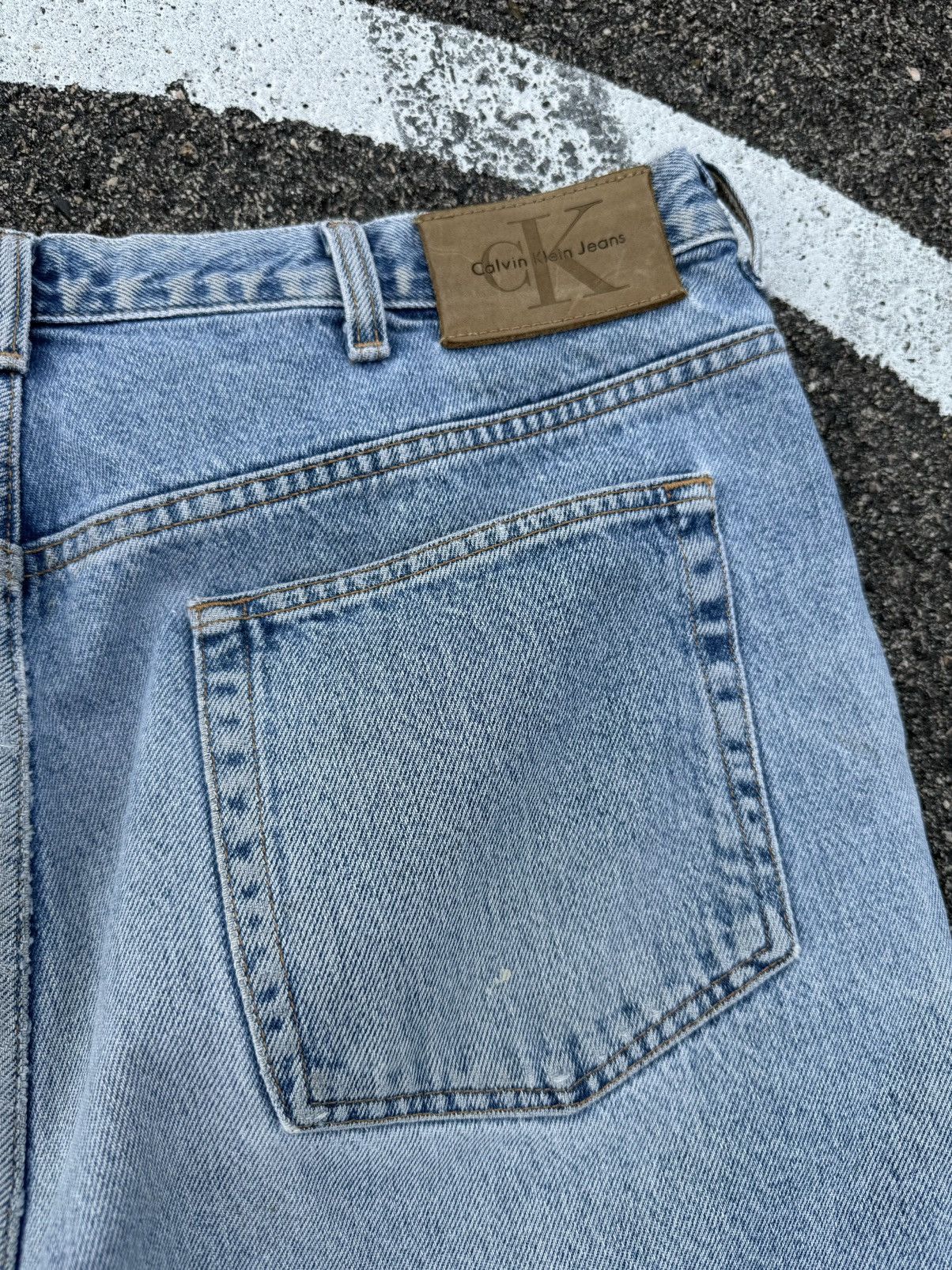 Calvin Klein × Vintage Vintage Calvin Klein Baggy Jeans Y2K Size US 38 / EU 54 - 4 Thumbnail