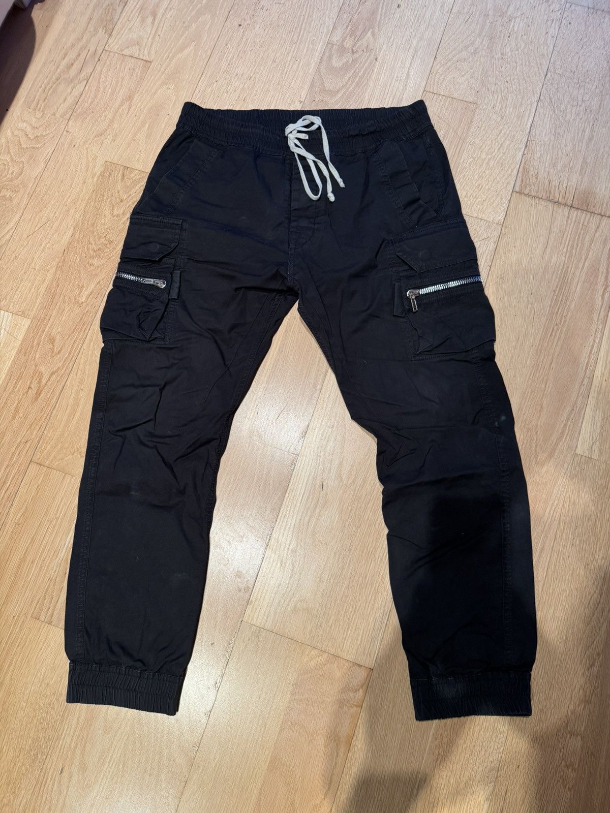 Rick Owens Black Mastodon Cargo Pants Size US 36 / EU 52 - 1 Thumbnail