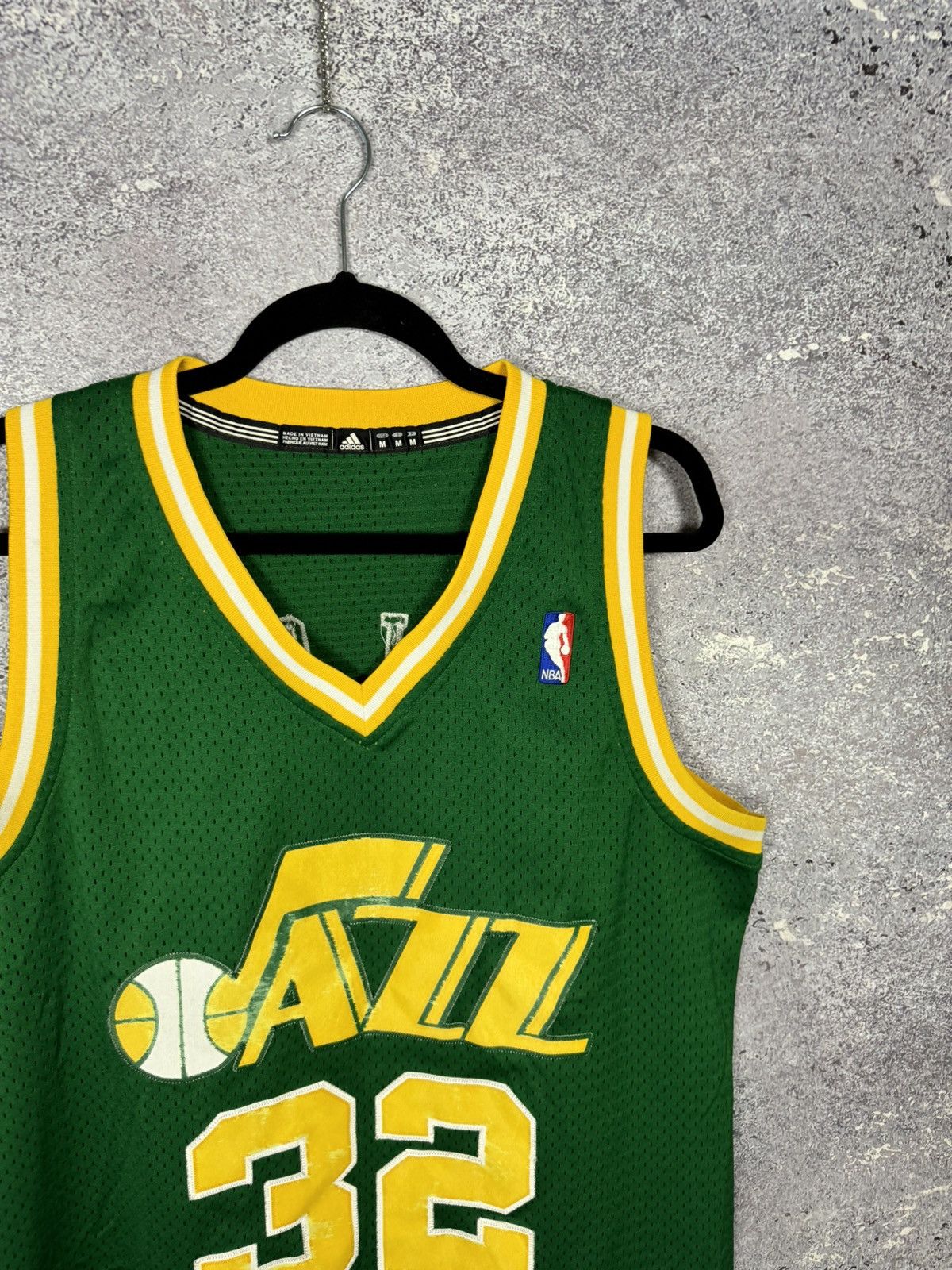 Adidas × NBA CARL MALONE Utah Jazz 2013 NBA Adidas Jersey Blokcore Size US M / EU 48-50 / 2 - 2 Thumbnail