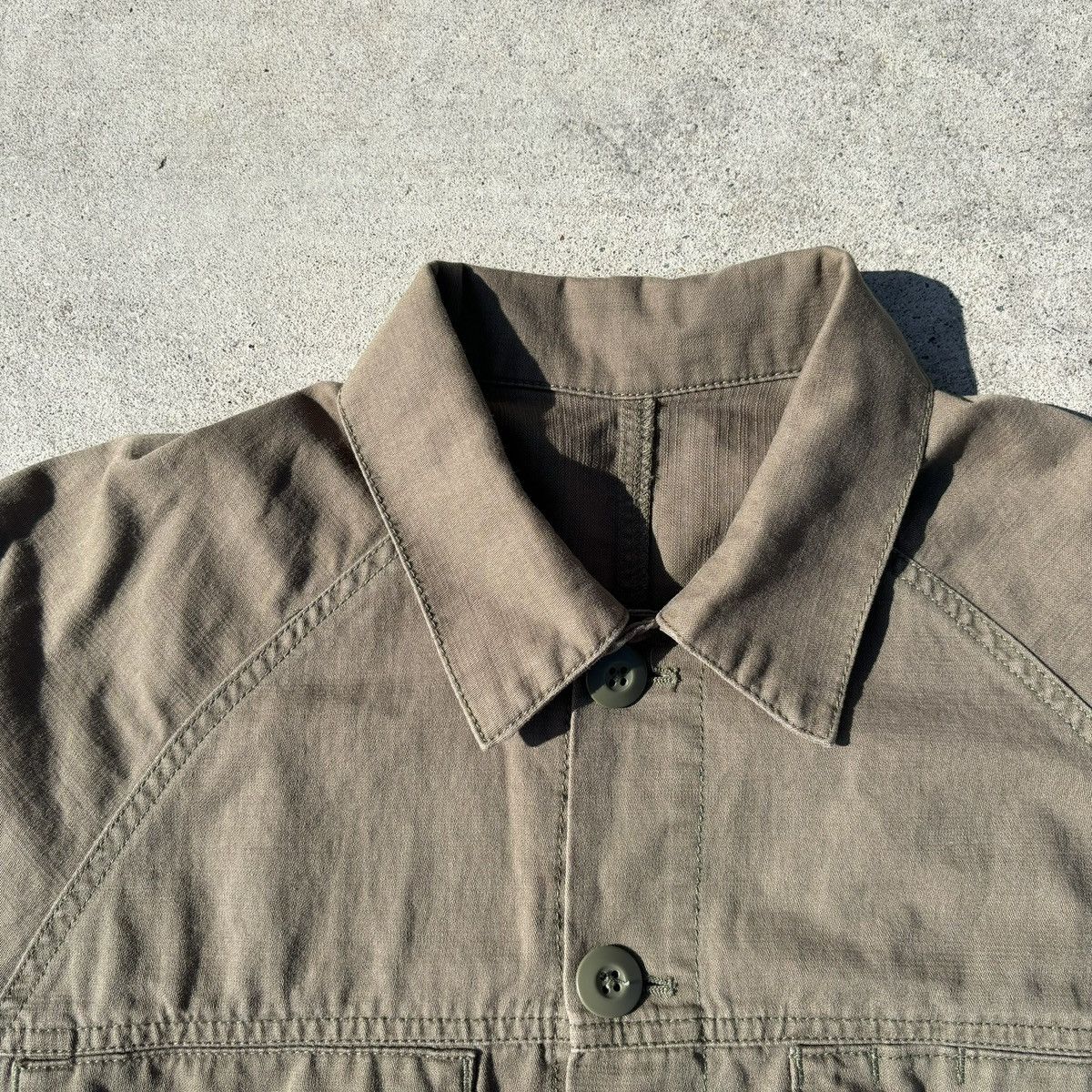 Vintage Vintage Military Work Shirt Size US M / EU 48-50 / 2 - 2 Thumbnail