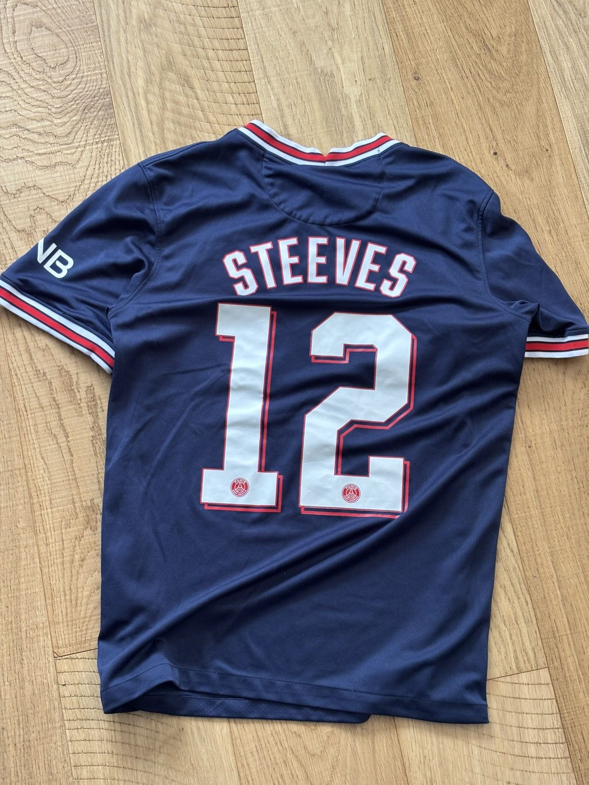 Jordan Brand × UEFA Pairs Saint Germain X Jordan football jersey Size US S / EU 44-46 / 1 - 2 Thumbnail