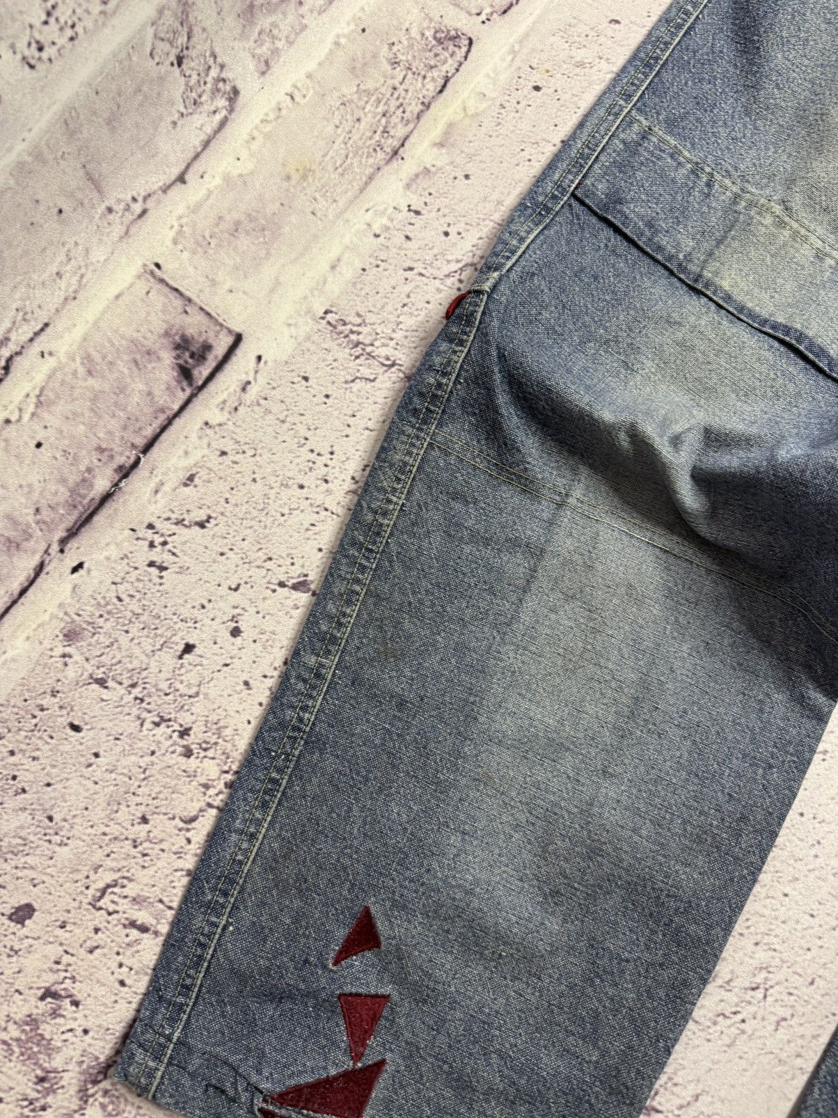Quiksilver Mens Vintage Jeans Quiksilver Size 34 Surf Style y2k Size US 34 / EU 50 - 4 Thumbnail