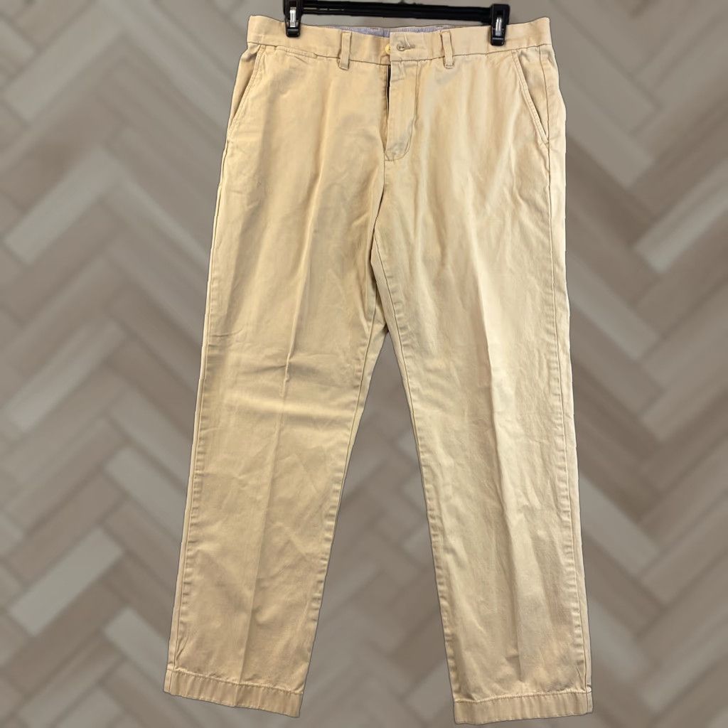 Tommy Hilfiger Tommy Hilfiger Men’s Chino Pants Slim Fit 36X32 Beige Khaki Regular 90-61 Pants Mens Pants Slimming Beig Beige Size US 36 / EU 52 - 1 Thumbnail