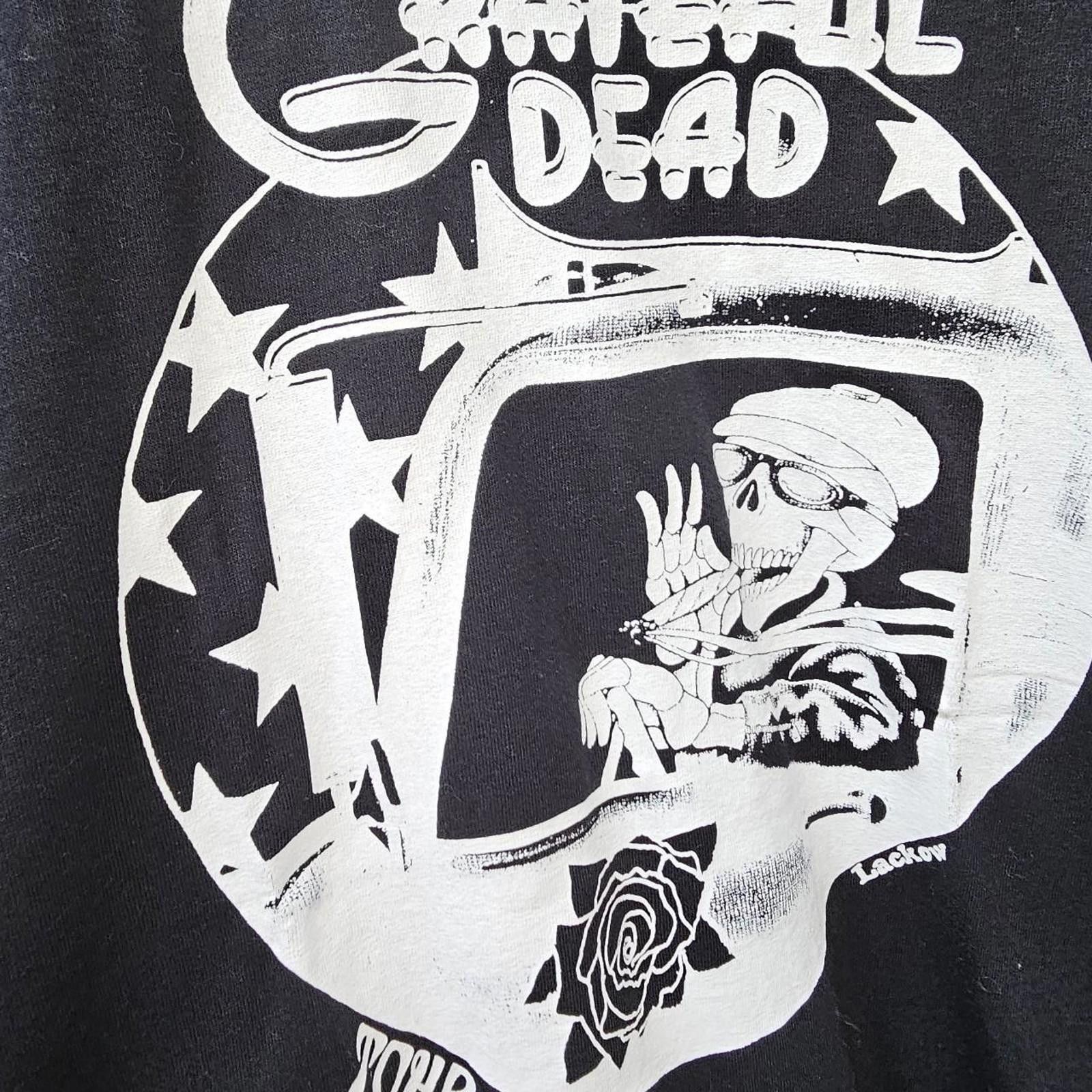 Other Men's Black and White Grateful Dead Band Tee Size US L / EU 52-54 / 3 - 3 Thumbnail