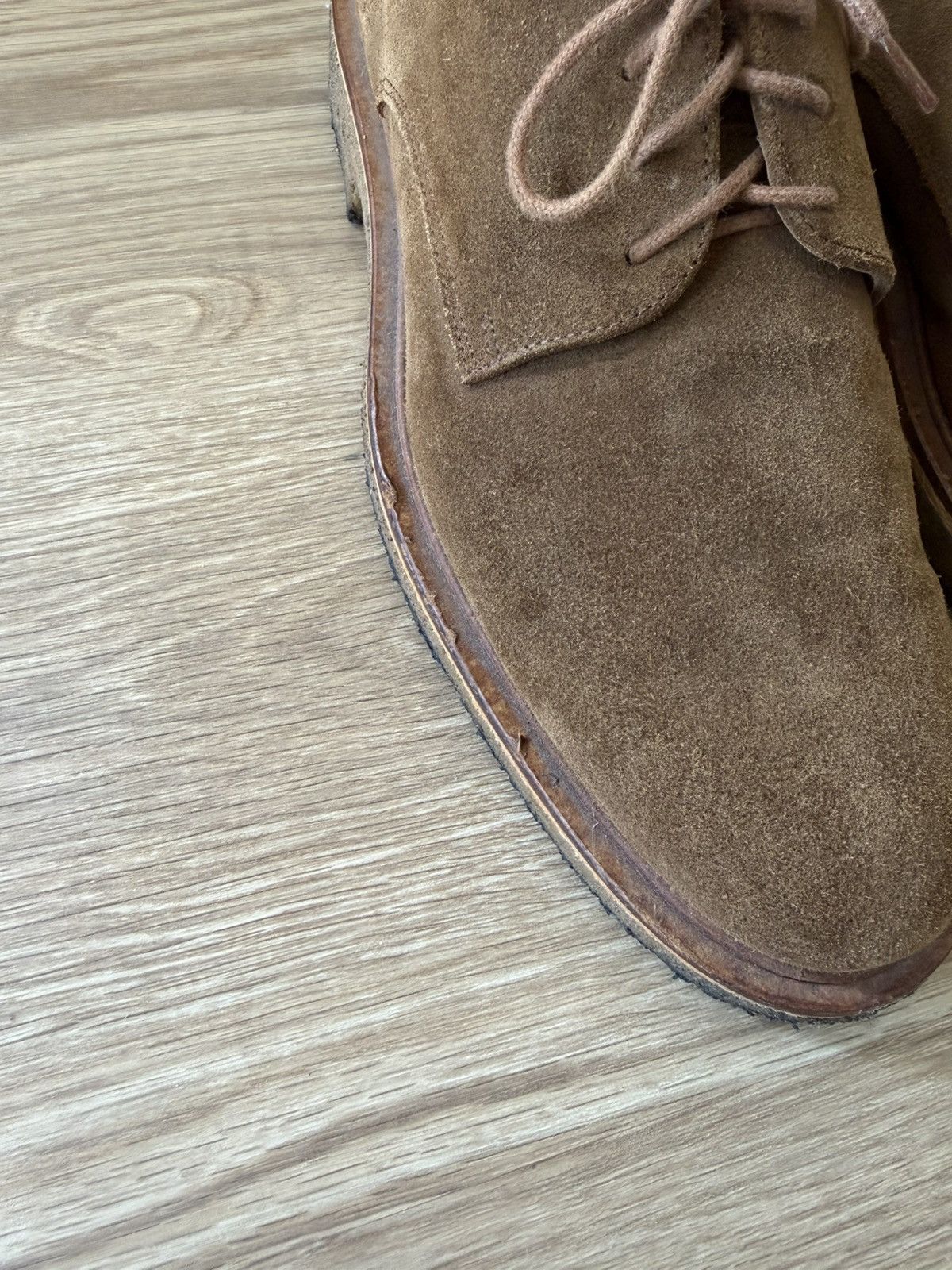 AMI Suede Derby Shoes Made in Portugal Size US 11 / EU 44 - 6 Thumbnail