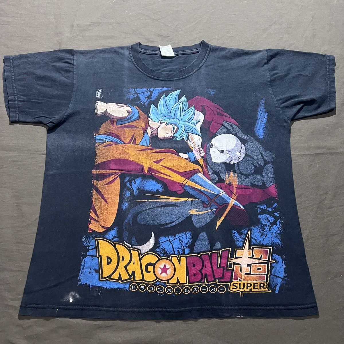 Anime Dragon Ball Z Super T-Shirt Goku vs jiren Anime Faded Size US L / EU 52-54 / 3 - 1 Thumbnail