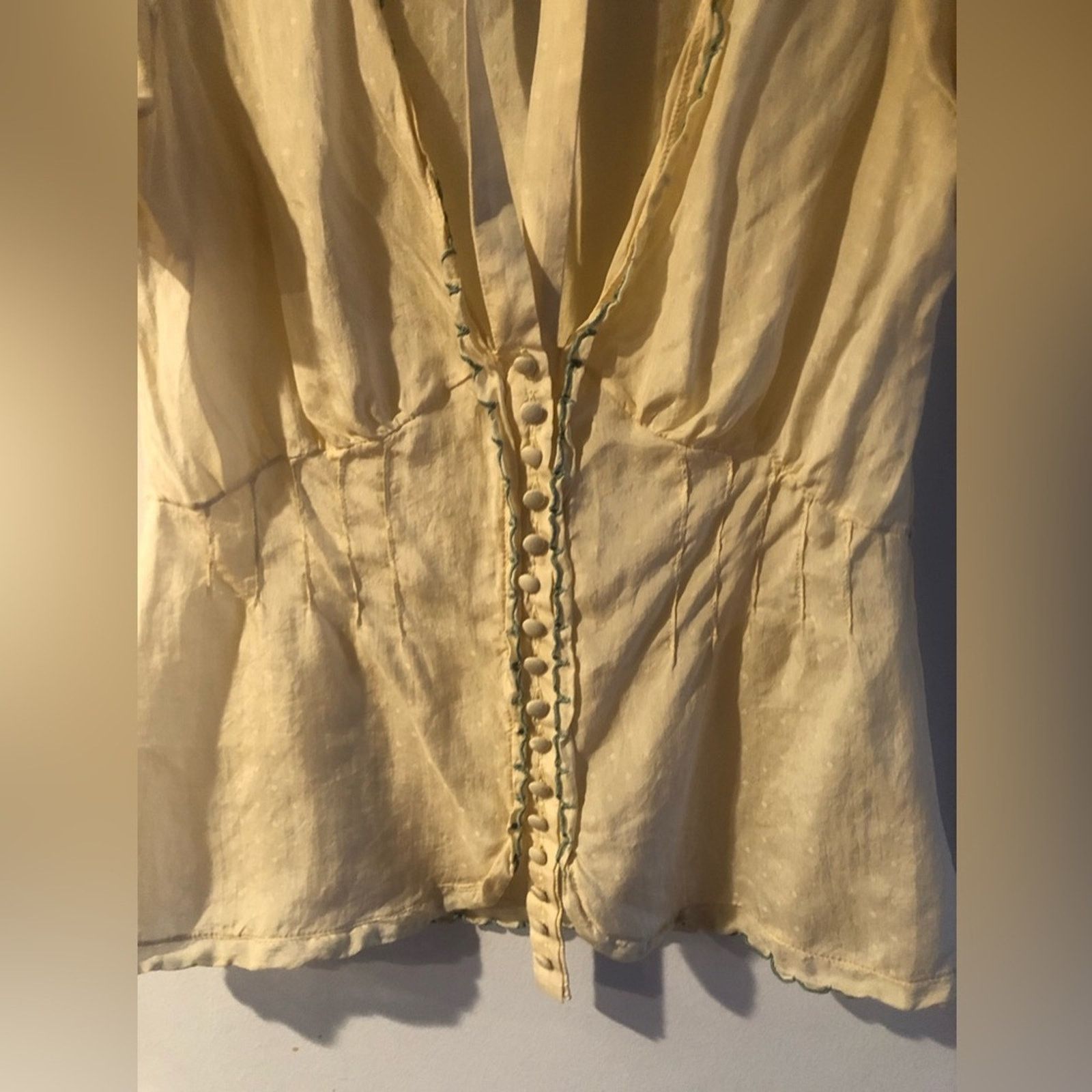 Chloe Vintage Chloe silk top low cut Buur toned with neck wrap Size S / US 4 / IT 40 - 5 Thumbnail