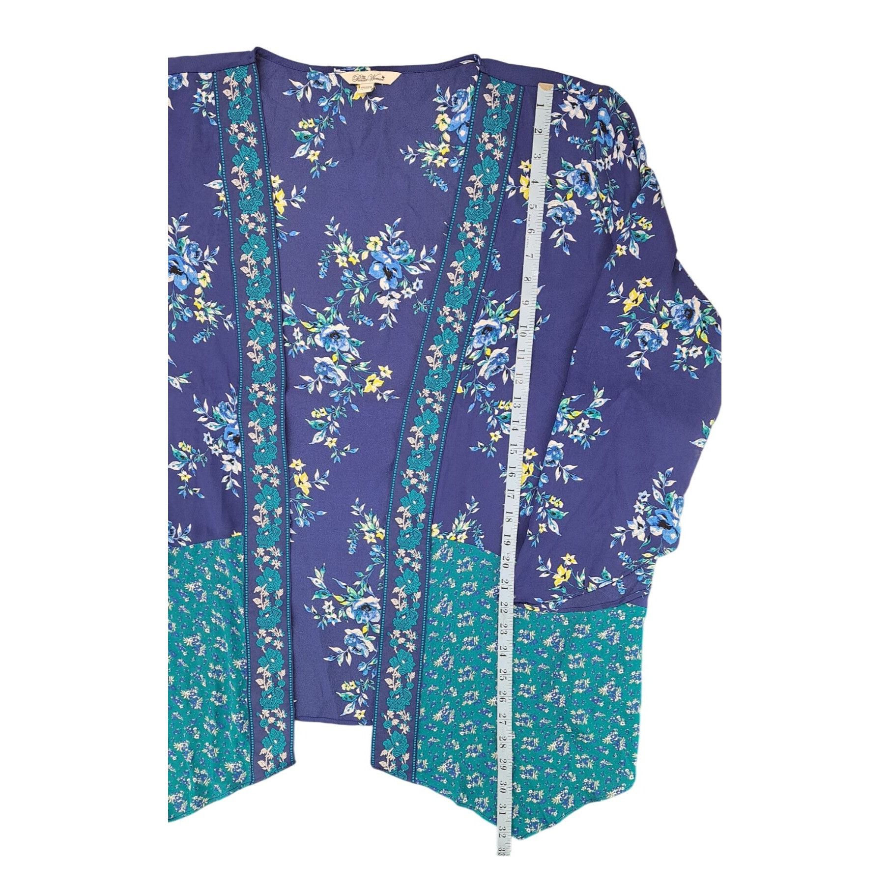 Other Pioneer Woman Floral Kimono Jacket XXL XXXL Sharkbite Duster Size 3XL / US 20-22 - 9 Thumbnail
