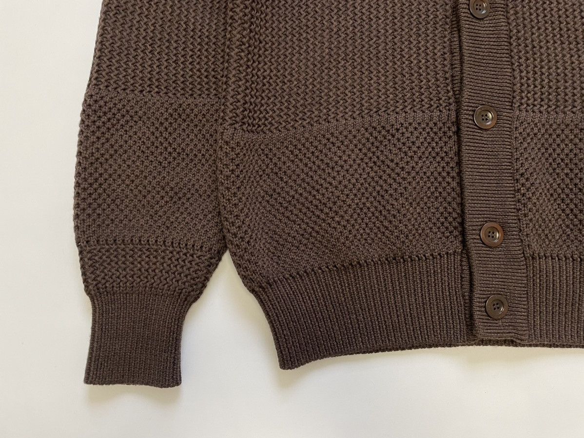 Maison Margiela A/W 09 Chunky Panelled Brown Knit Sweater Size US L / EU 52-54 / 3 - 7 Thumbnail