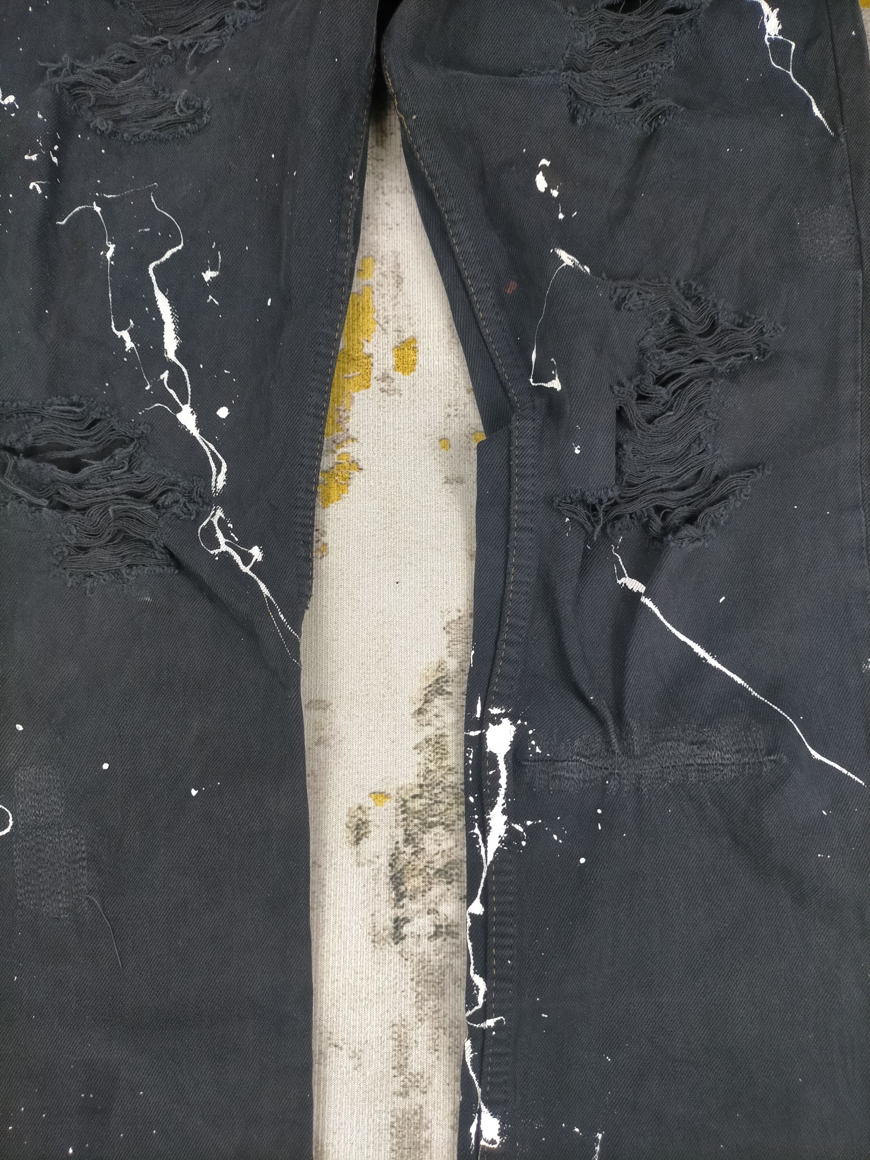 Levi's Rare 80s Levis 517 Trashed Splatter Distressed Flare Jeans Size US 30 / EU 46 - 6 Thumbnail