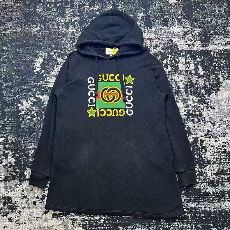 Gucci GucciRainbow star pattern printed hooded sweatshirt dress 2 Size S / US 4 / IT 40 - 1 Thumbnail