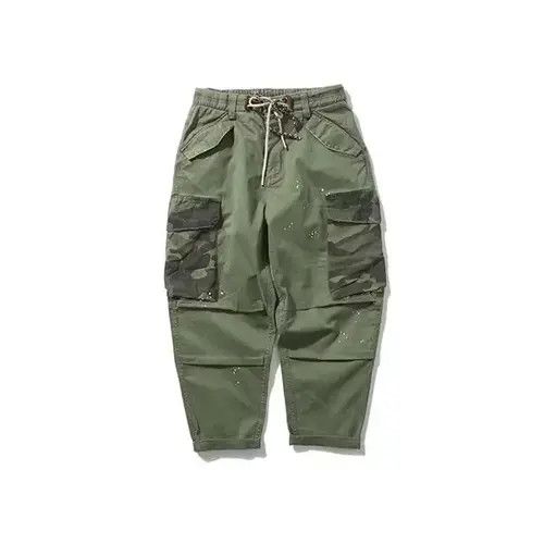 Japanese Brand 20AW Indigo Union Japan Military Green Camo Worker Pants Size US 34 / EU 50 - 4 Thumbnail