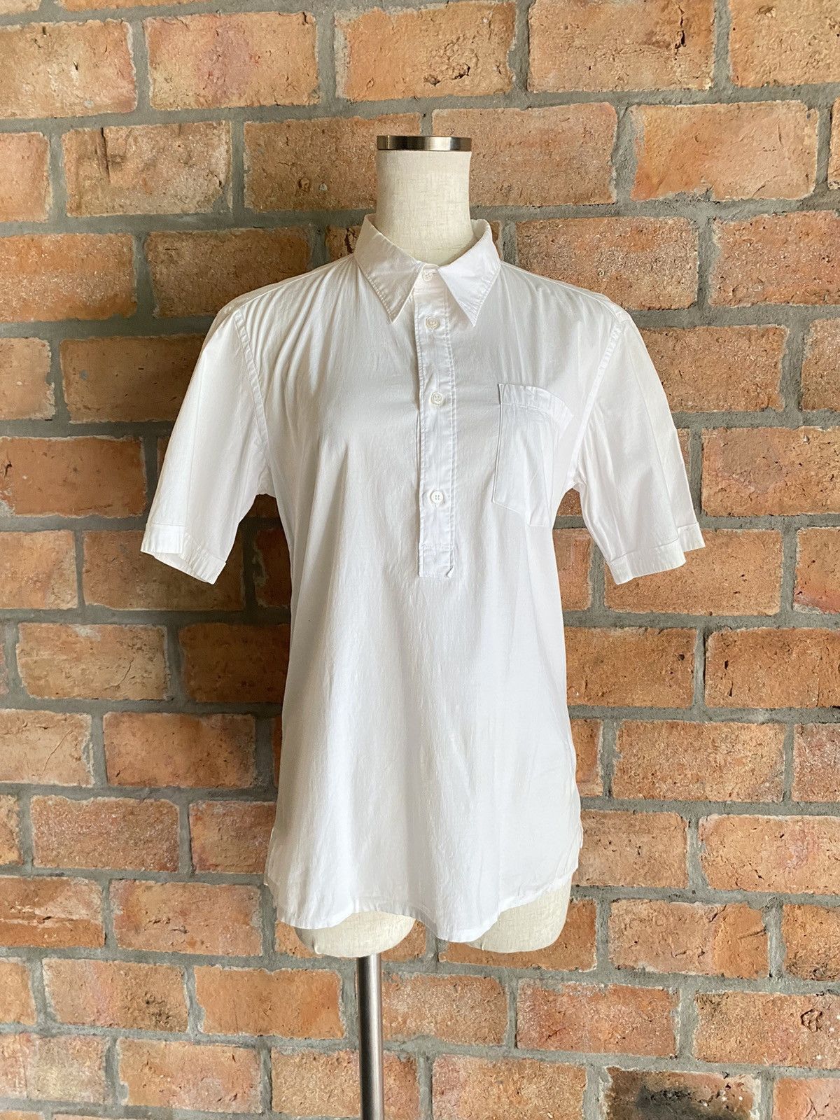 Zucca ZUCCA White Short-Sleeve Shirt Size US M / EU 48-50 / 2 - 19 Thumbnail
