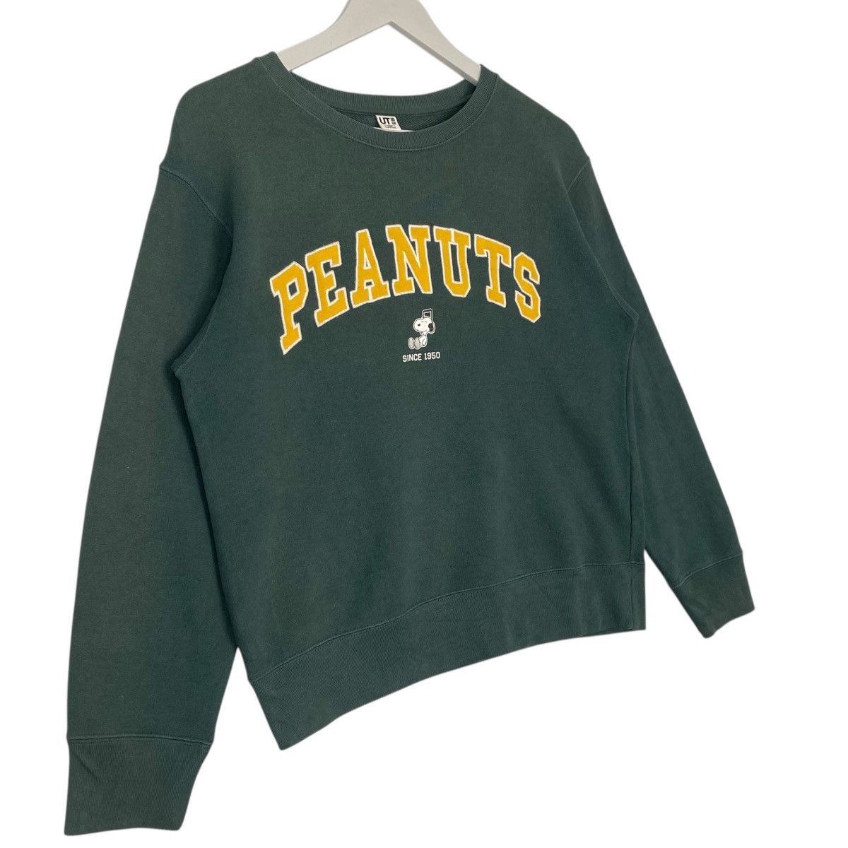 Vintage Vintage Peanuts Crewneck Sweatshirt Green Pullover Size S Size M / US 6-8 / IT 42-44 - 3 Thumbnail