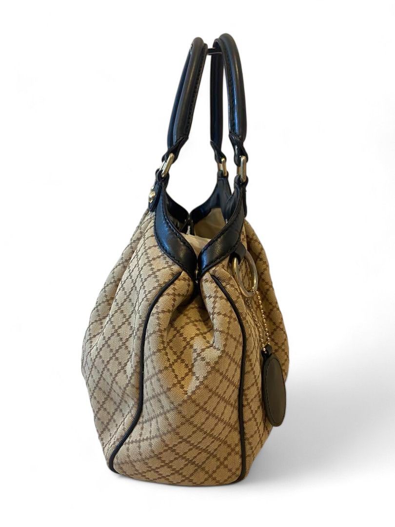 Gucci Gucci - Diamant Sukey Interlocking Monogram Beige Brown Size ONE SIZE - 5 Thumbnail