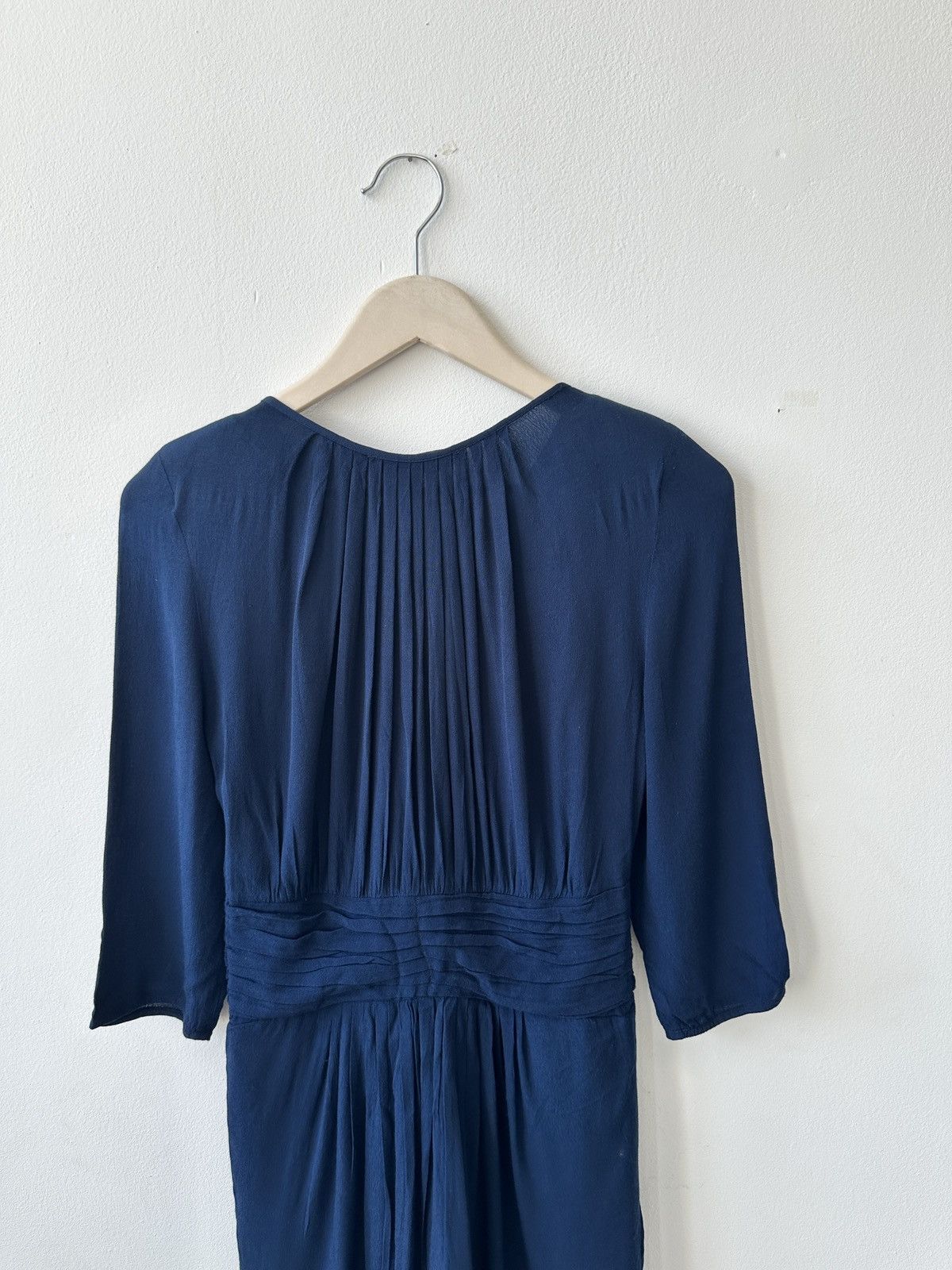 Sandro Sandro Paris blue zip midi dress viscose Size S / US 4 / IT 40 - 14 Thumbnail