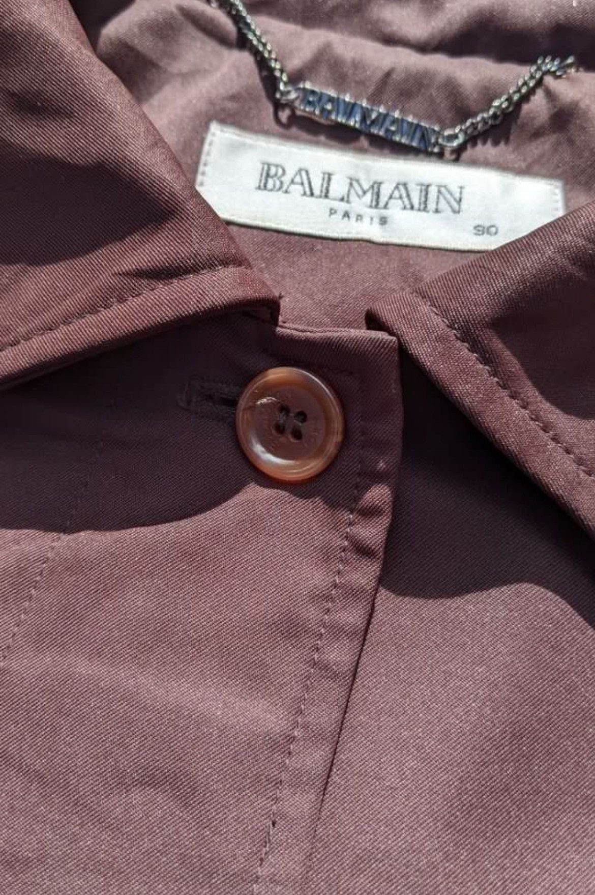 Balmain × Pierre Balmain Balmain Long Coat Jacket Size US S / EU 44-46 / 1 - 3 Thumbnail