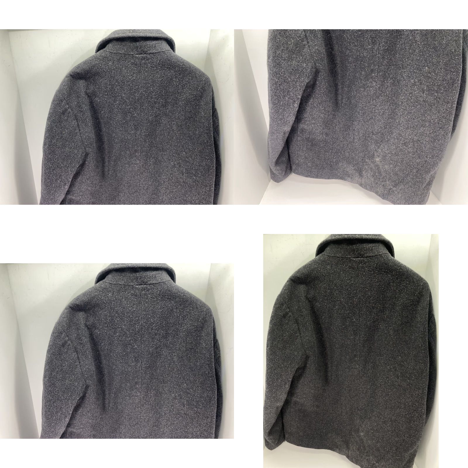 Gap VINTAGE Gap Coat Jacket Men L Wool Blend Full Zip Gray Quilted Lined VTG Y2K Mens Size US L / EU 52-54 / 3 - 8 Thumbnail