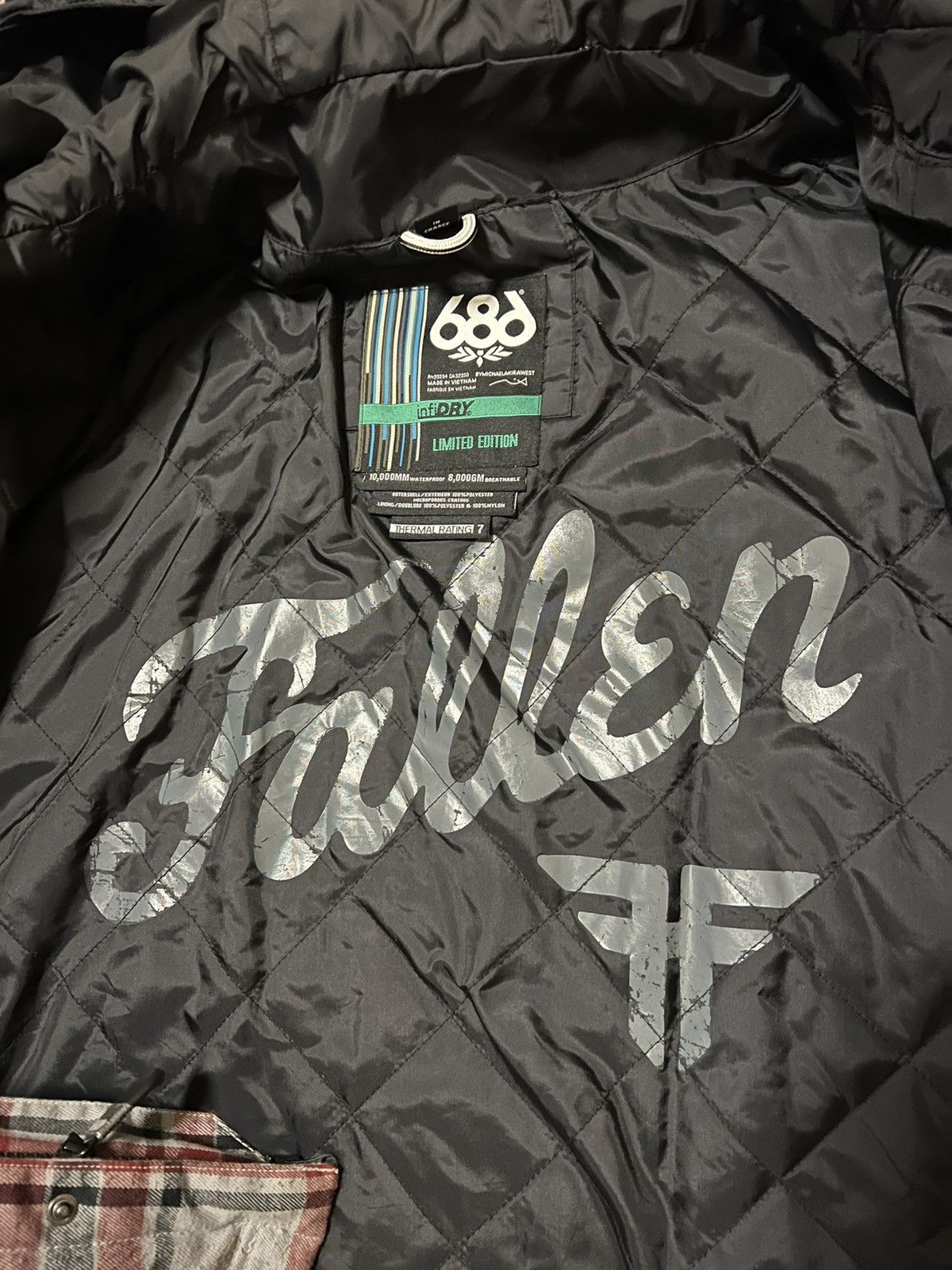 686 × Fallen 686 Fallen Michael Akira West Flannel Snowboarding Jacket XL Size US XL / EU 56 / 4 - 4 Thumbnail