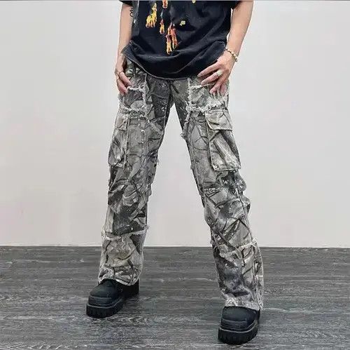 Japanese Brand Technical Camouflage Cargo Pant Size US 32 / EU 48 - 3 Thumbnail