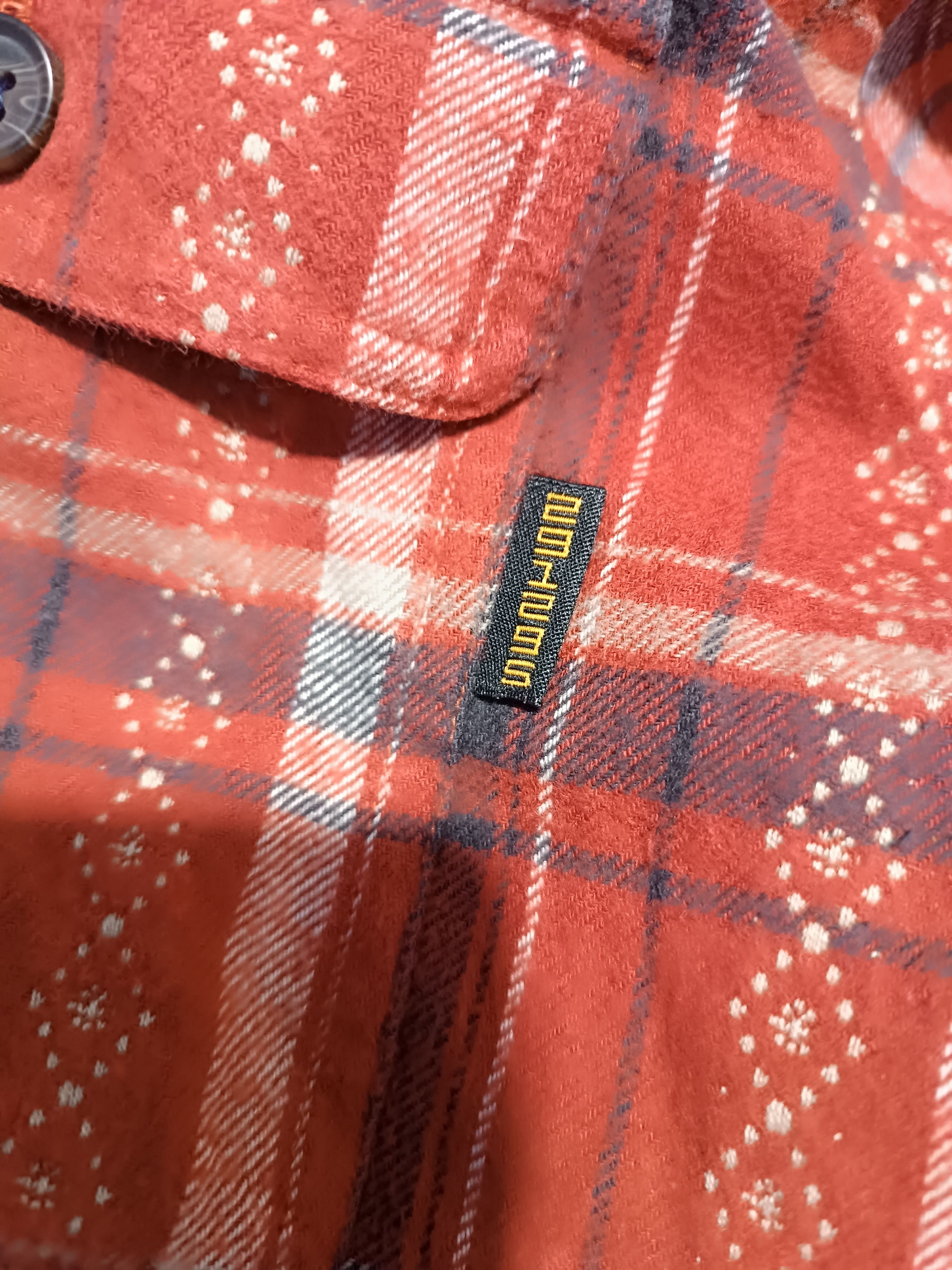 291295=Homme Vintage 291295=Homme Flannel Shirt Red Plaid Long Sleeve Size US M / EU 48-50 / 2 - 7 Thumbnail