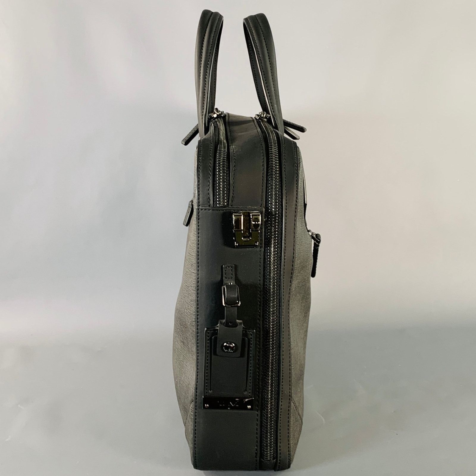 Tumi TUMI Black Coated Canvas Laptop Bag Size ONE SIZE - 3 Thumbnail
