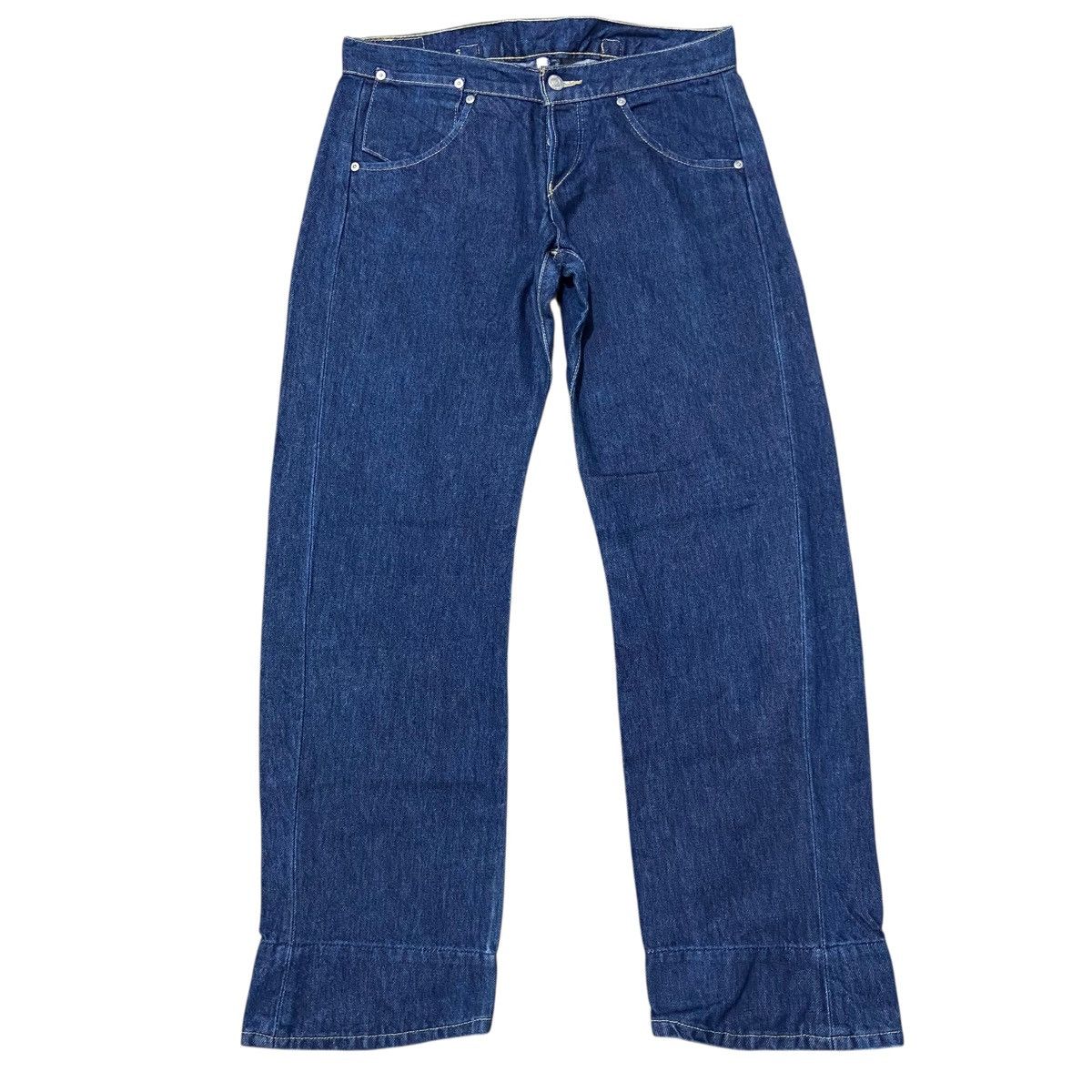 Levis Engineered Jeans Distressed Back Buckle