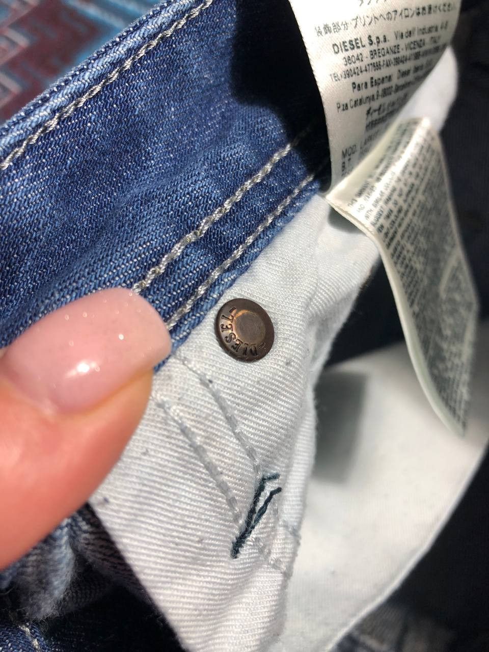 Diesel × Vintage Vintage Diesel Jeans Distressed Faded Flared Wide Baggy Y2K Size US 30 / EU 46 - 20 Thumbnail