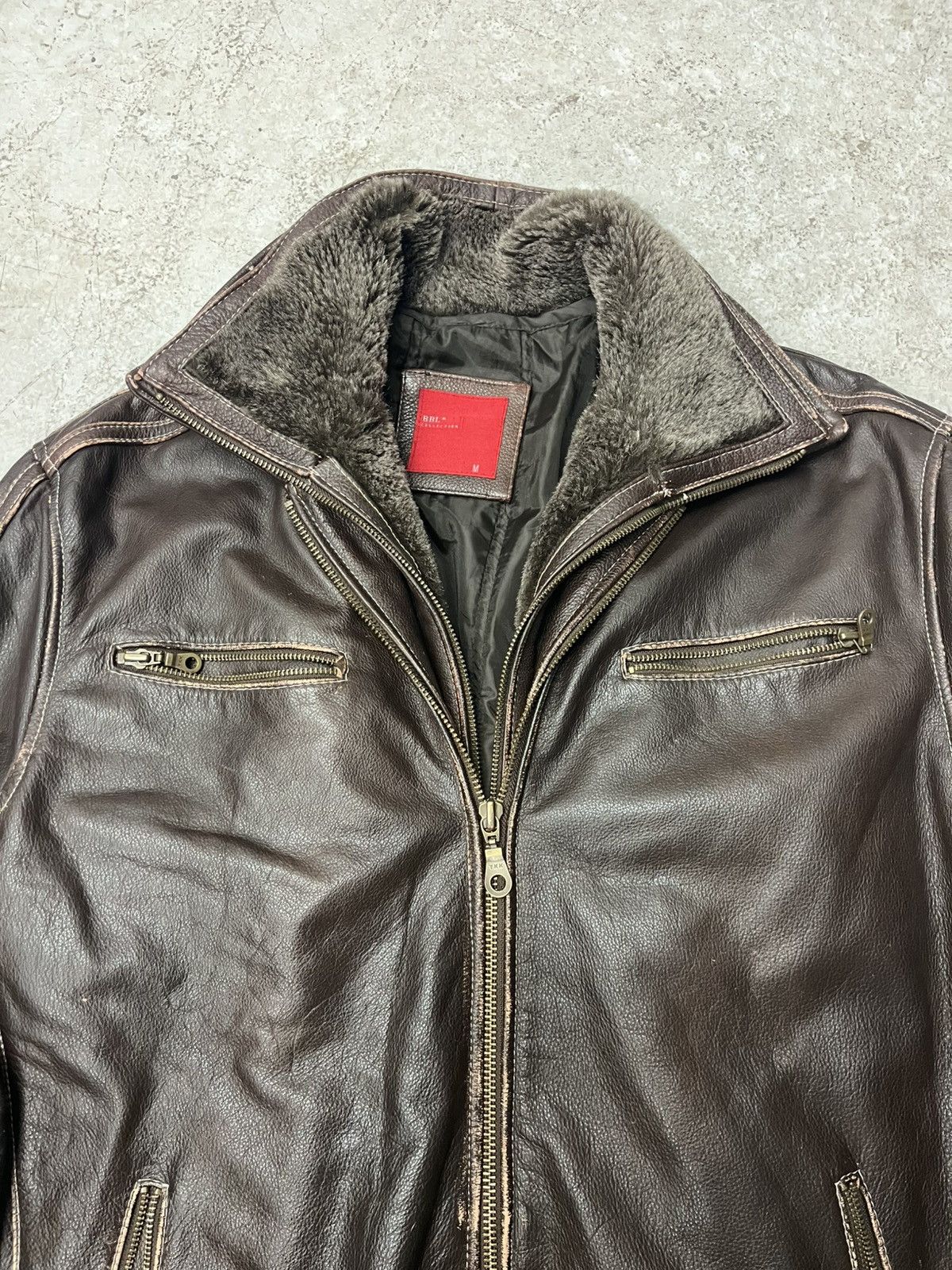Other Vintage style super heavyweight leather jacket Size US M / EU 48-50 / 2 - 1 Thumbnail