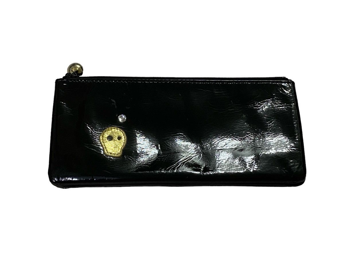 Japanese Brand Tsumori Chisato By Issey Miyake Studded Skull Long Wallet Size ONE SIZE - 4 Thumbnail