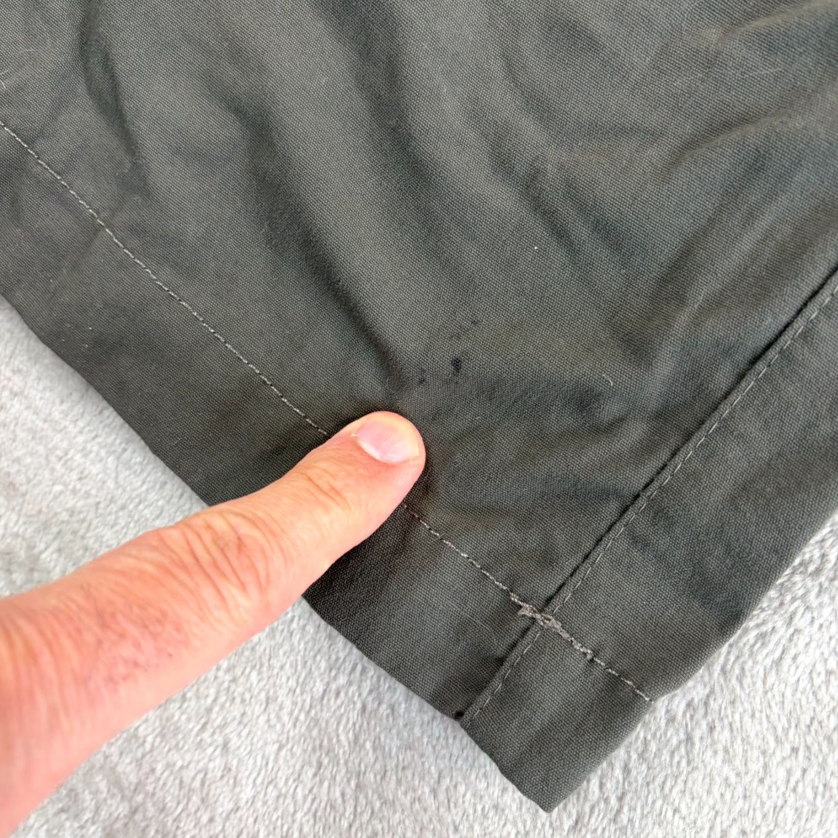 Vintage Clothing Arts Pick-Pocket Proof Travel Security Pants Grey Men 34x30 Chino Straight Regular Front Zip Pockets Size US 34 / EU 50 - 6 Thumbnail