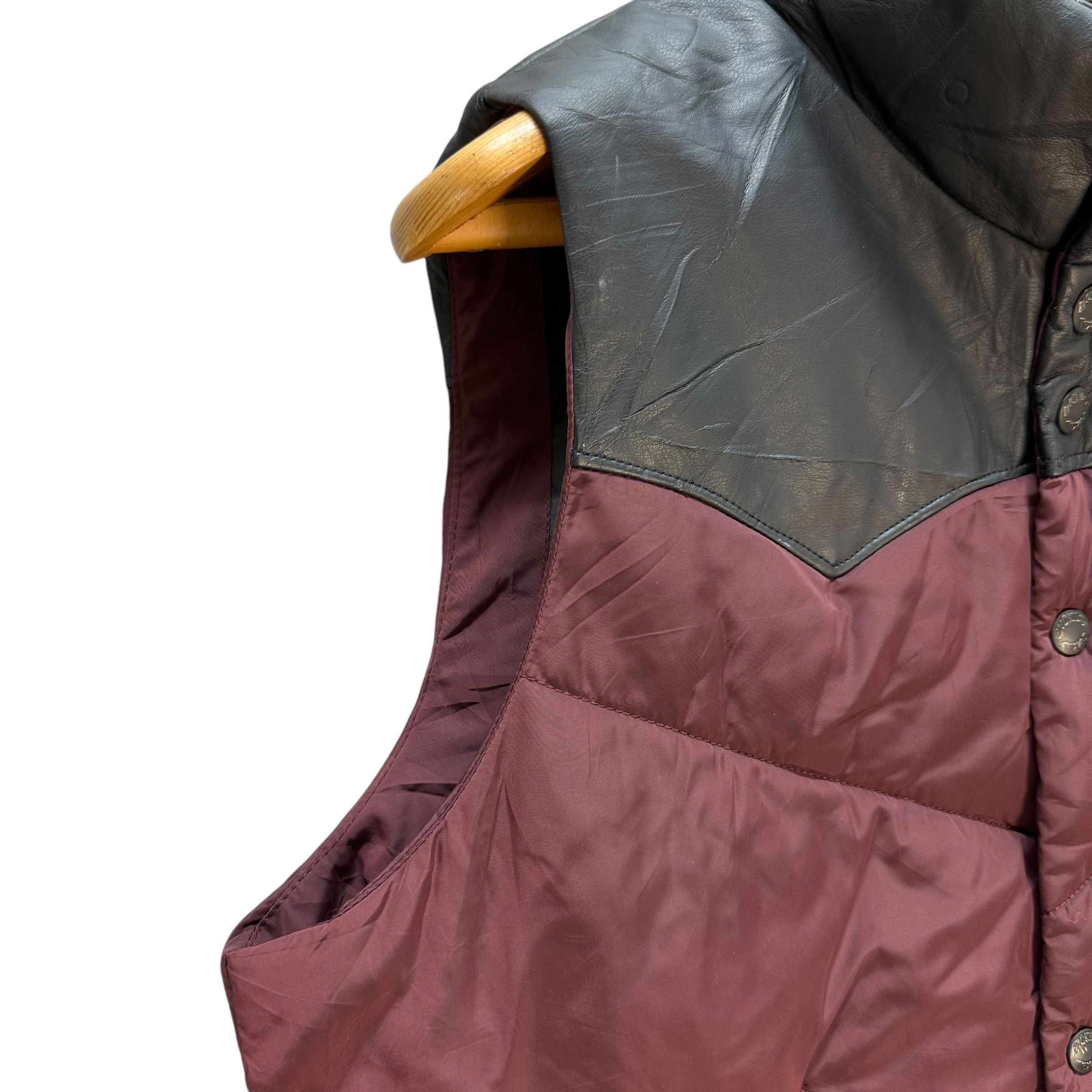 Dickies Vintage DICKIES Texas Maroon Puffer Vest #A78-1903 Size US M / EU 48-50 / 2 - 7 Thumbnail