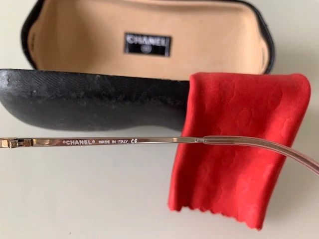 Chanel Chanel Sunglasses 4017 Rhinestone Logo Rimless Vintage Size ONE SIZE - 9 Thumbnail