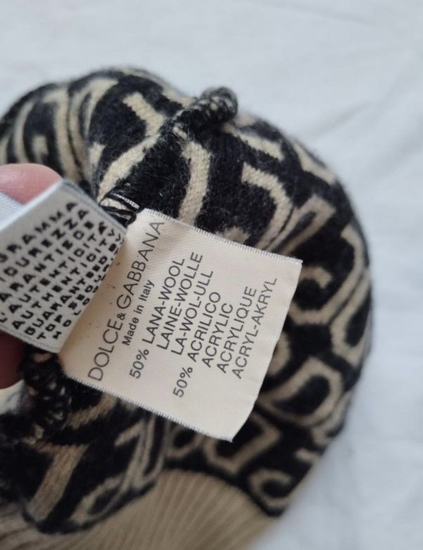 Dolce & Gabbana Dolce Gabbana wool monogram beanie hat y2k Size ONE SIZE - 7 Thumbnail