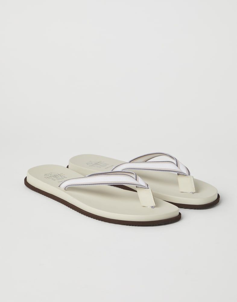 Brunello Cucinelli o1w1db10725 Slippers in Grey Size US 9 / EU 42 - 2 Thumbnail