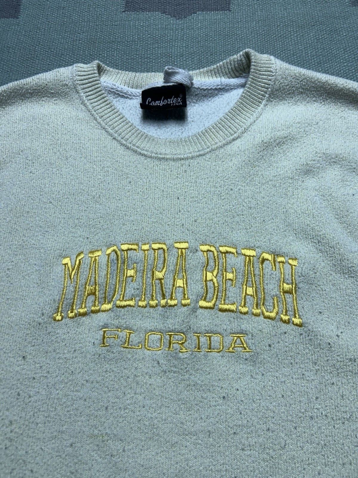 Vintage Vtg sweatshirt Madera Beach Florida ocean beach large long Size US L / EU 52-54 / 3 - 3 Thumbnail