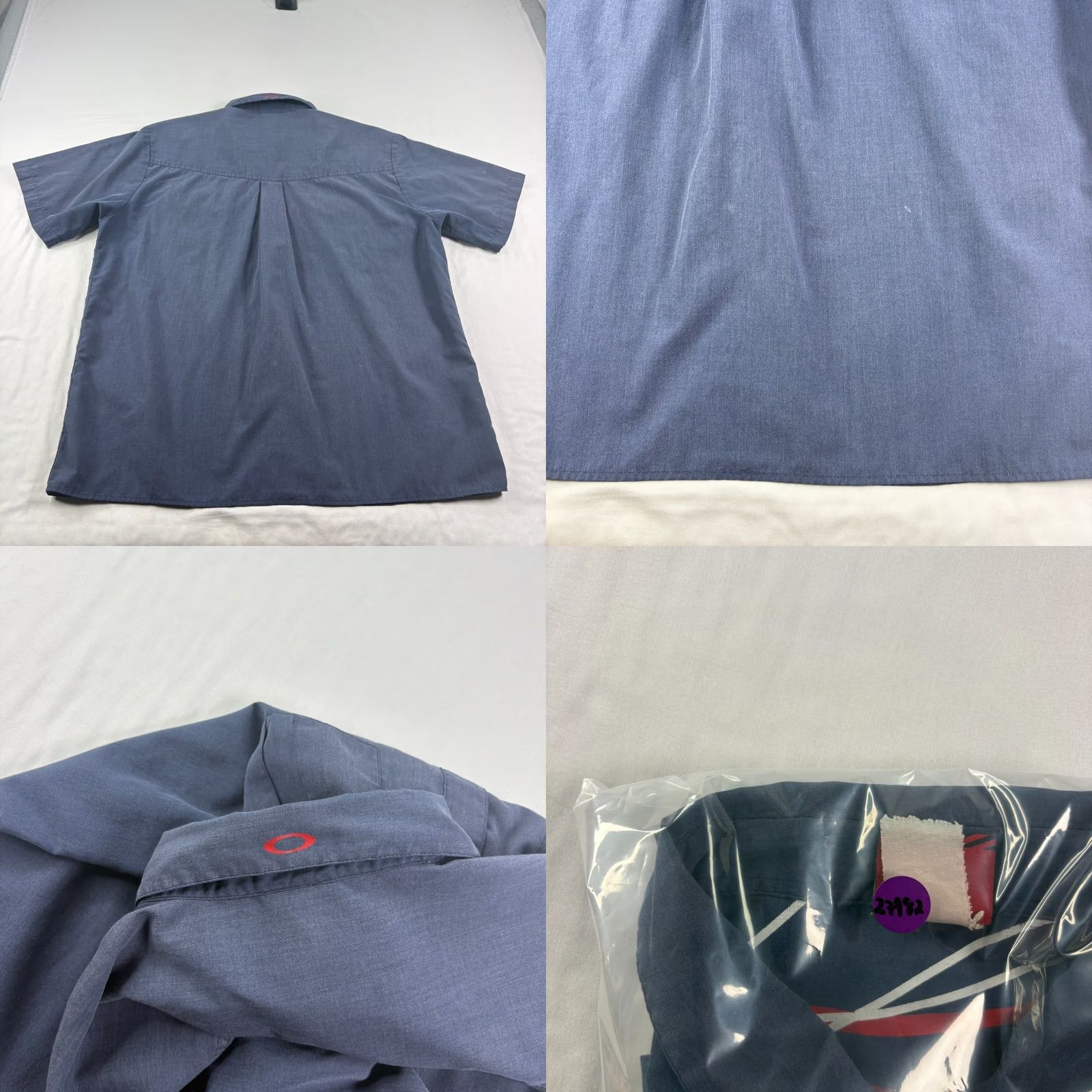 Oakley VINTAGE Oakley Shirt Mens Large Blue Button Up Skater Camp Y2K Streetwear Size US L / EU 52-54 / 3 - 8 Thumbnail