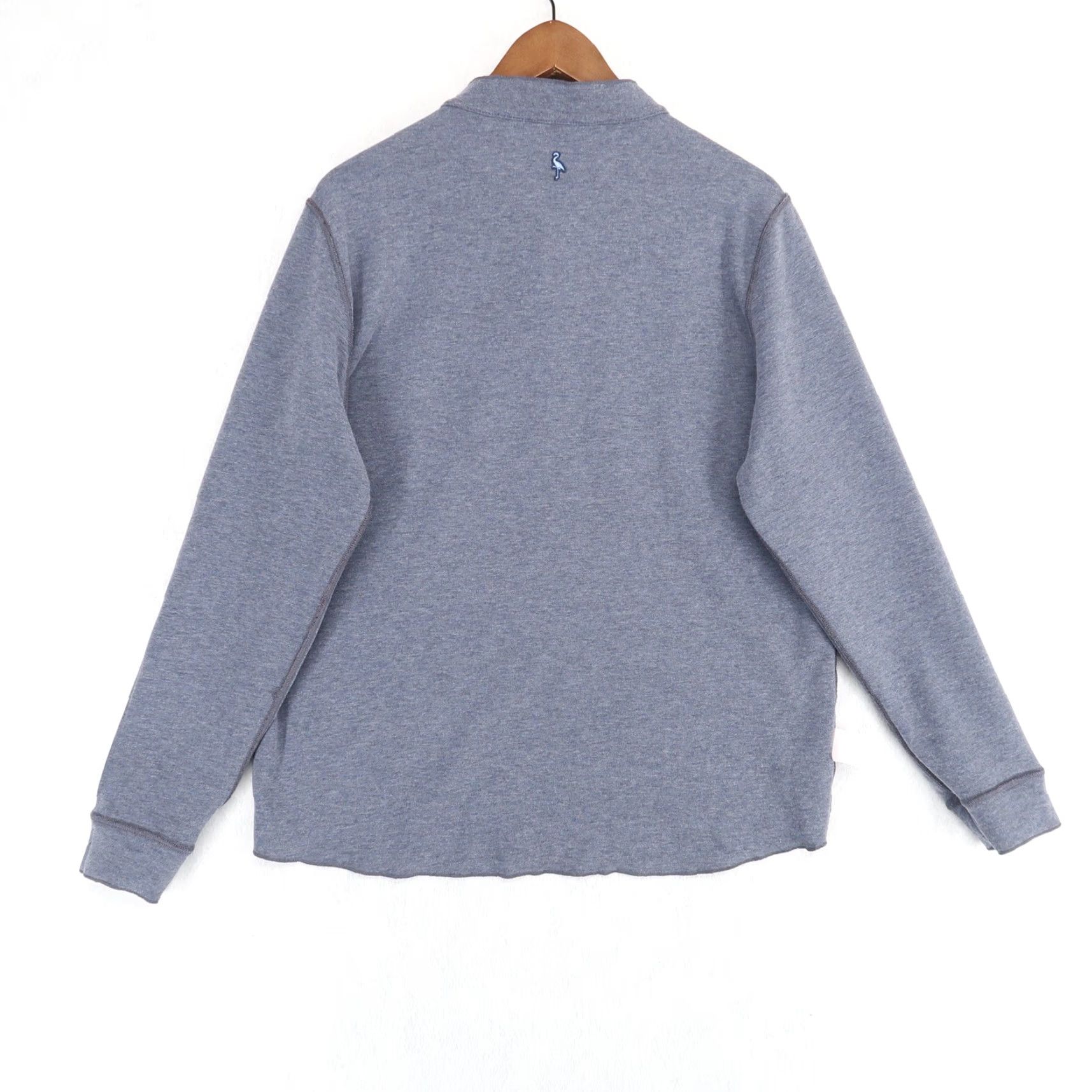 Tailorbyrd TAILORBYRD Reversible Henley Shirt Mens Large Burgundy Gray Long Sleeve Size US L / EU 52-54 / 3 - 4 Thumbnail