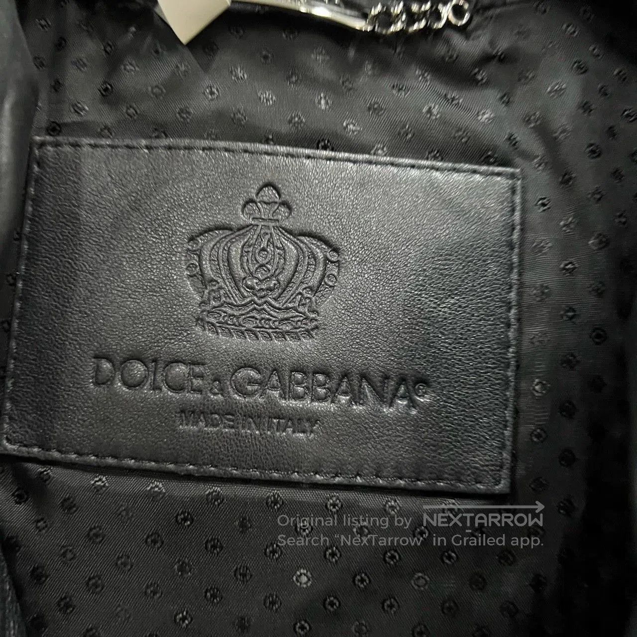 Dolce & Gabbana black leather jacket by dolce gabbana. Size US L / EU 52-54 / 3 - 3 Thumbnail