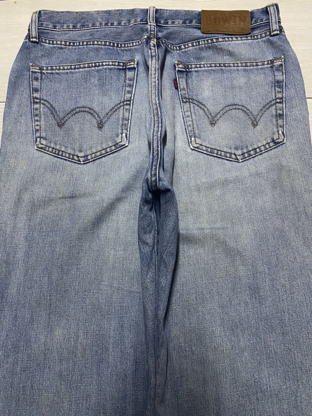 Edwin Vintage Edwin 503z Faded Wash Faded Wash Baggy Jeans Size US 32 / EU 48 - 4 Thumbnail