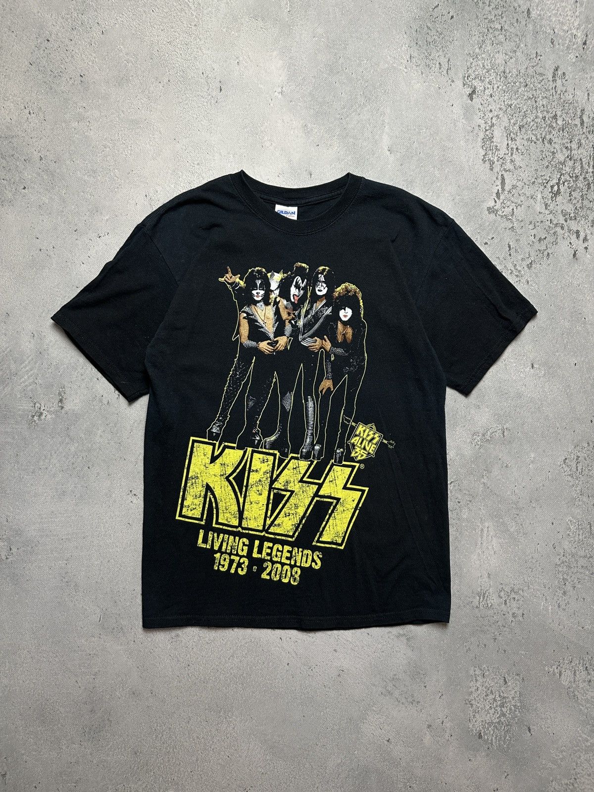 Band Tees 00s Vintage Kiss Alive 35 Living Legends 1973-2008 T-Shirt Size US M / EU 48-50 / 2 - 1 Thumbnail